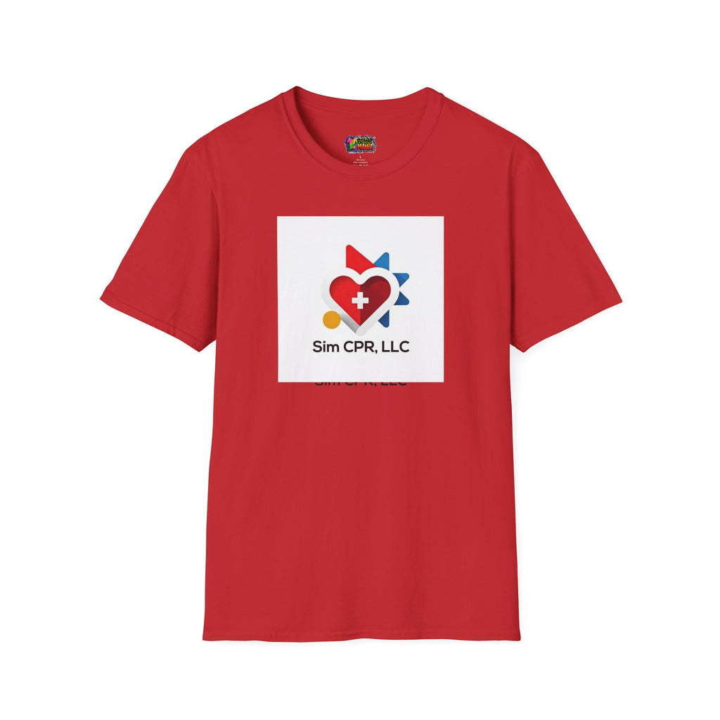 CPR Training Logo T-Shirt — Sim CPR, LLC Branded Tee