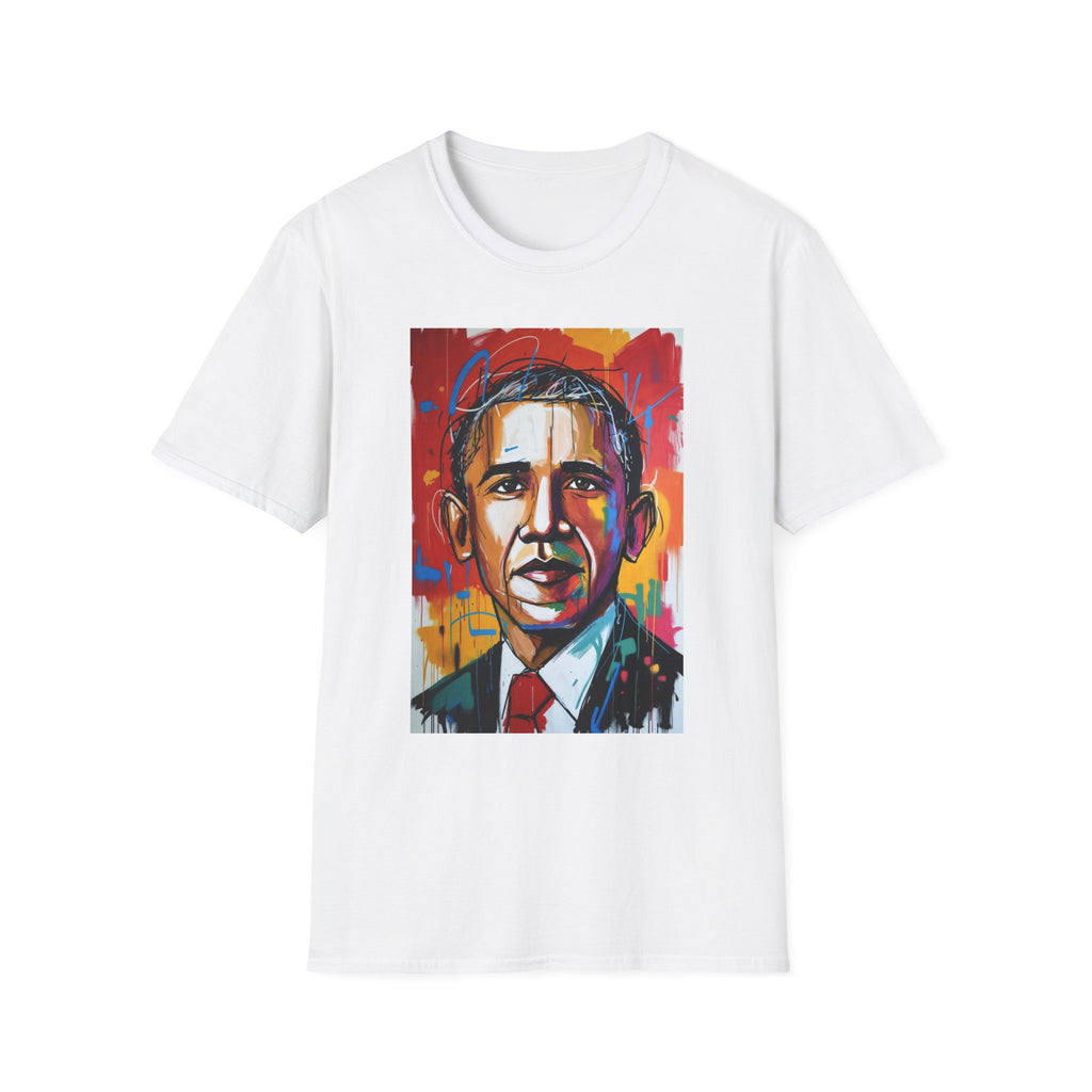 Colorful Portrait Tee — Vibrant Abstract Political Leader Art