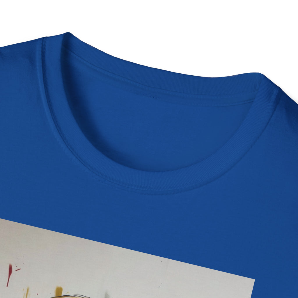 Portrait Artsy JD T-Shirt — Stylized Gentleman's Painted Face Graphic Tee