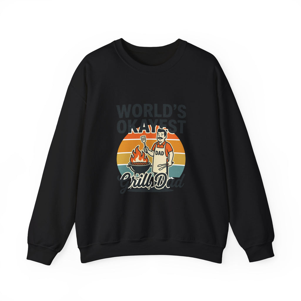 World's Okayest Grill Dad Sweatshirt | Father's Day, Retro Outdoorsy
