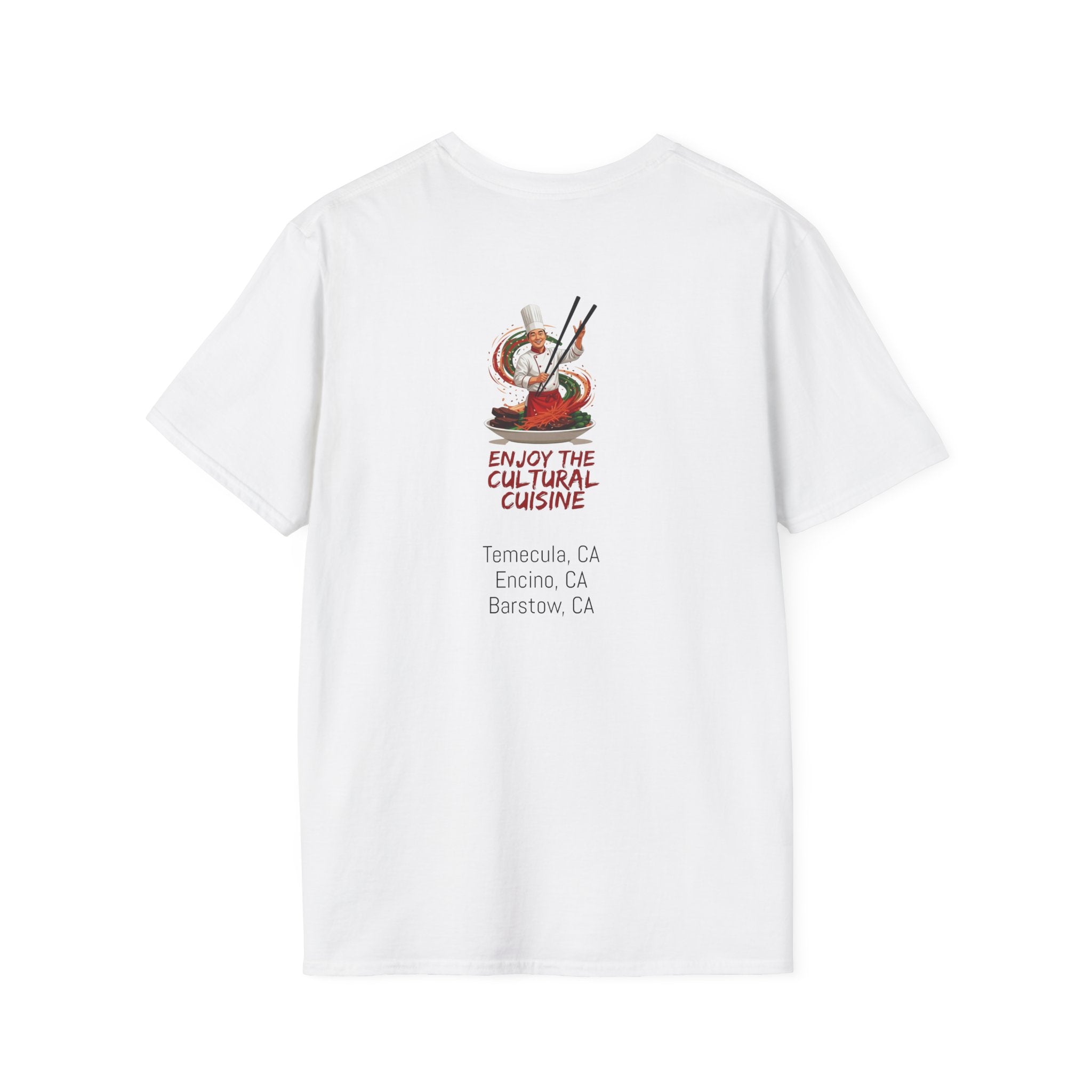 Korean Food T-Shirt — 'Seoul Mix Plates' Noodle & Chopsticks Graphic Tee