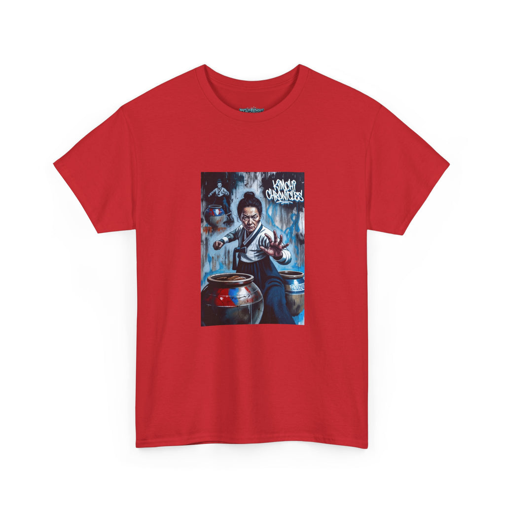 Kimchi Chronicle T-Shirt | Martial Arts Music Illustration