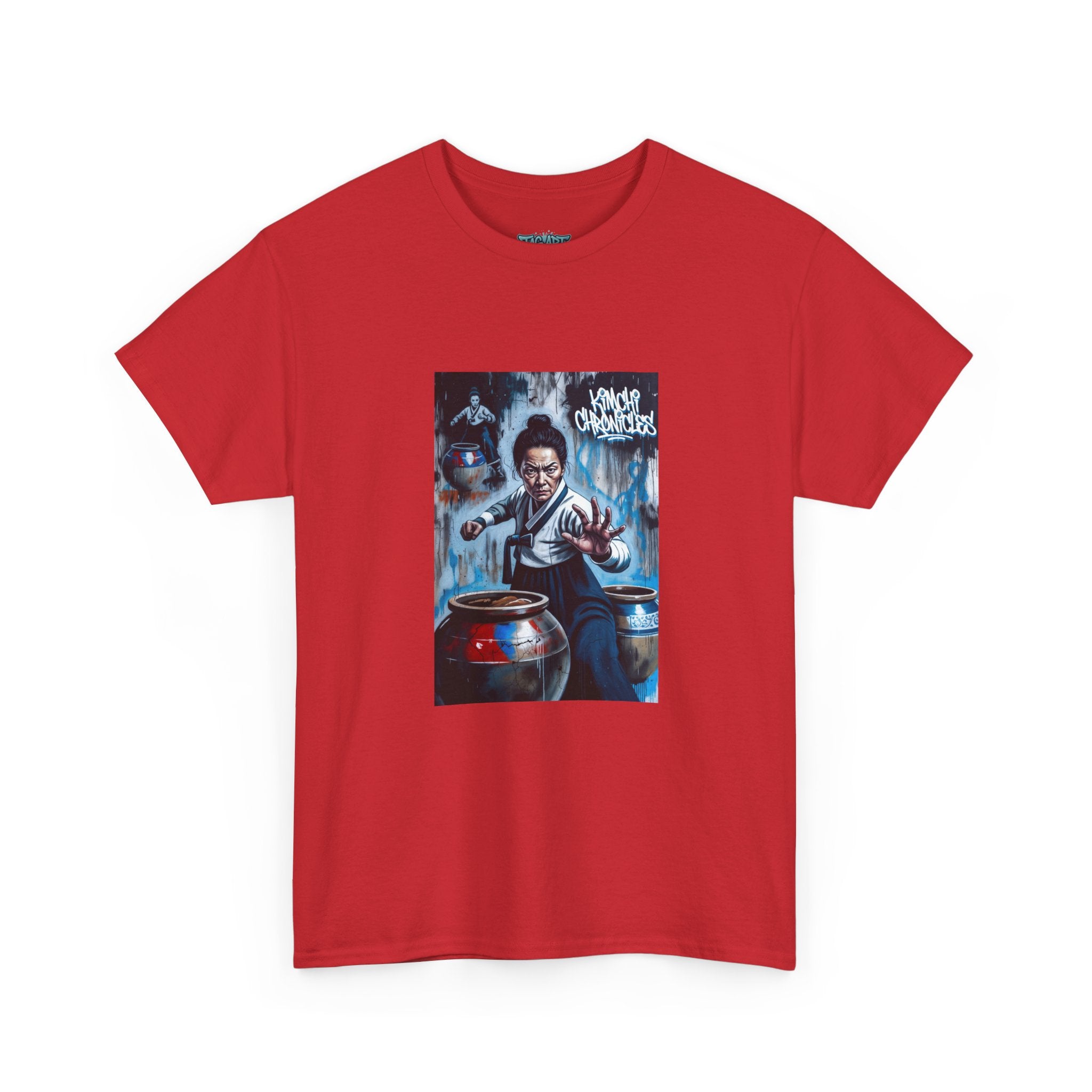 Kimchi Chronicle T-Shirt | Martial Arts Music Illustration
