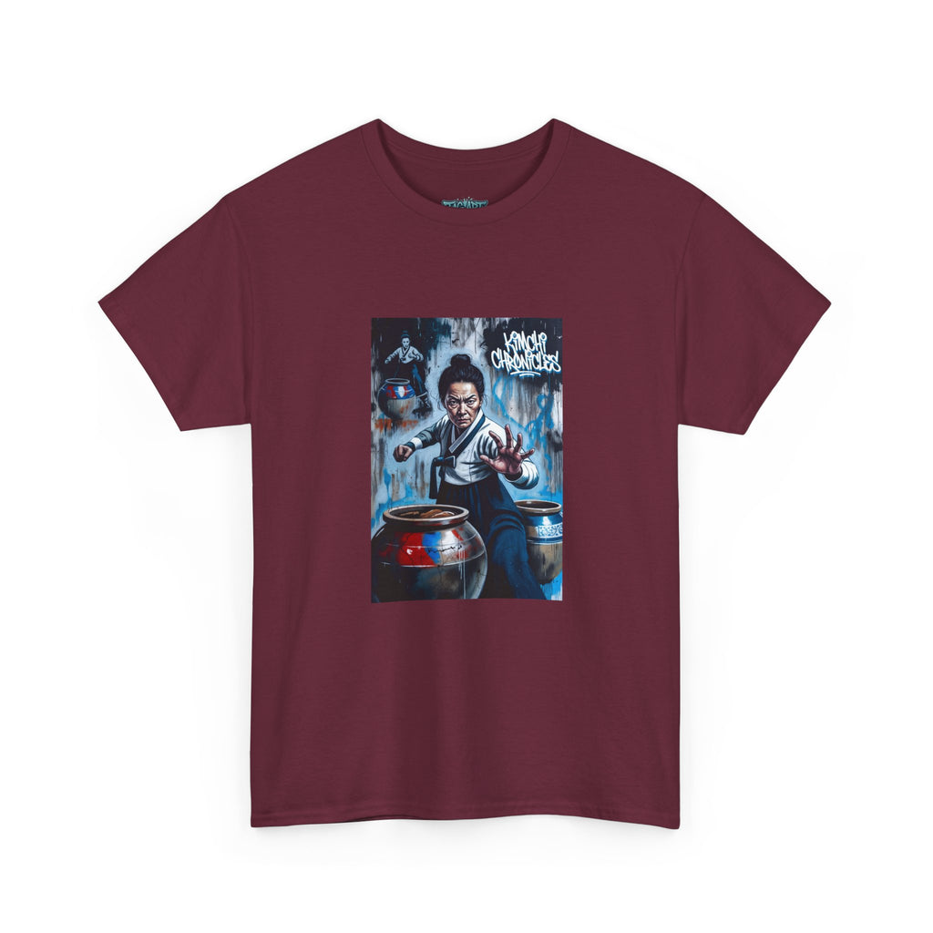 Kimchi Chronicle T-Shirt | Martial Arts Music Illustration