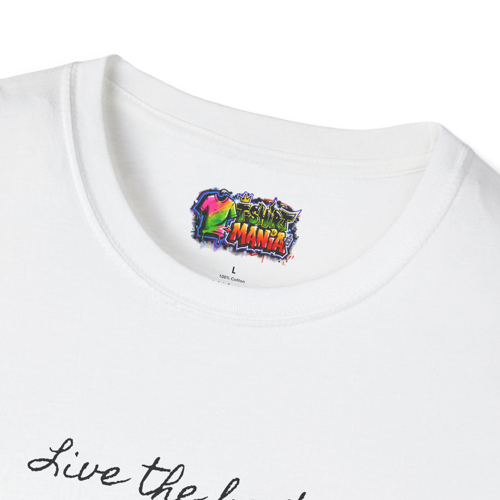 T-Shirt — 'Live the best version of yourself' Minimalist Self-Love Tee