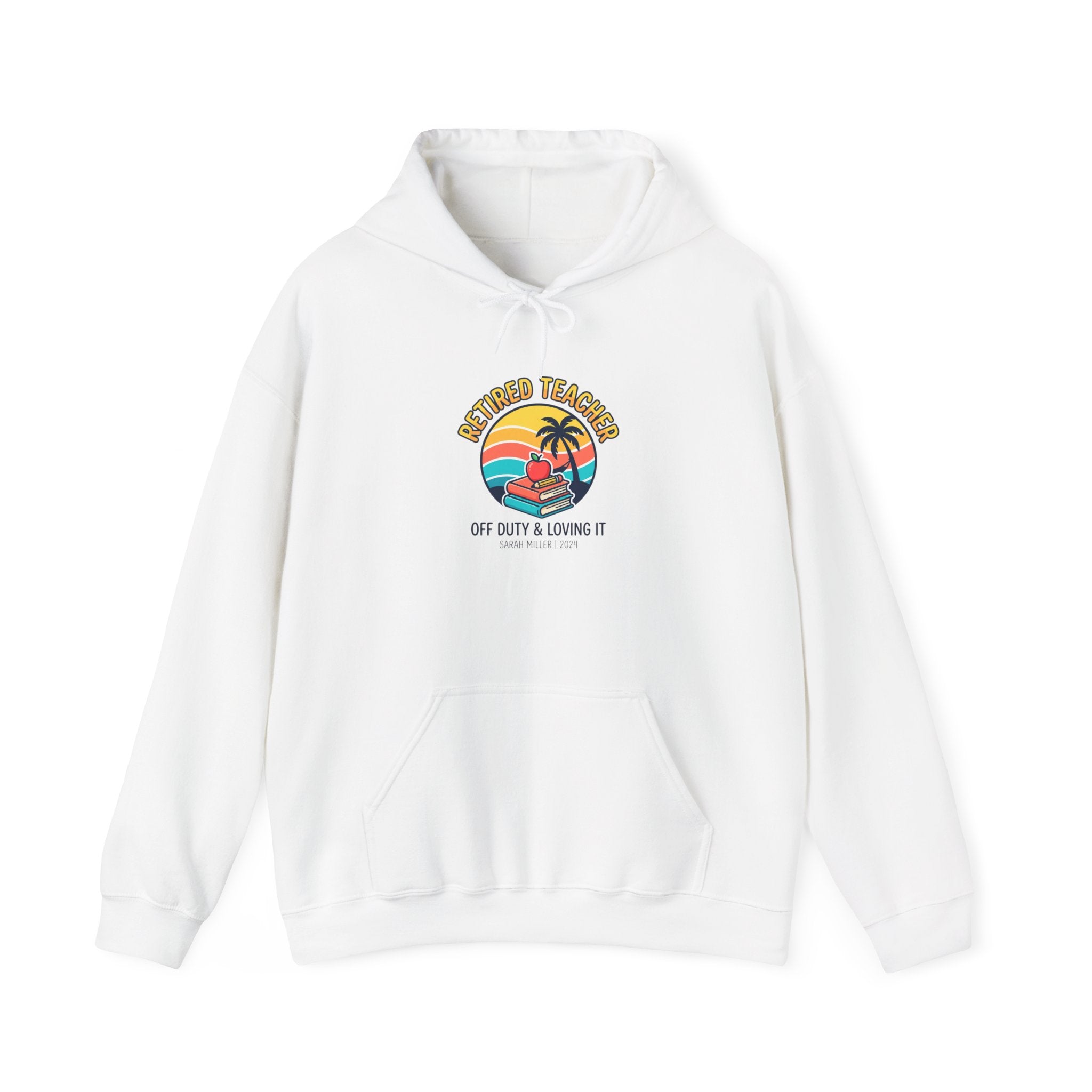 Retired Teacher Hoodie | Retirement, Beach Life, Personalized Year