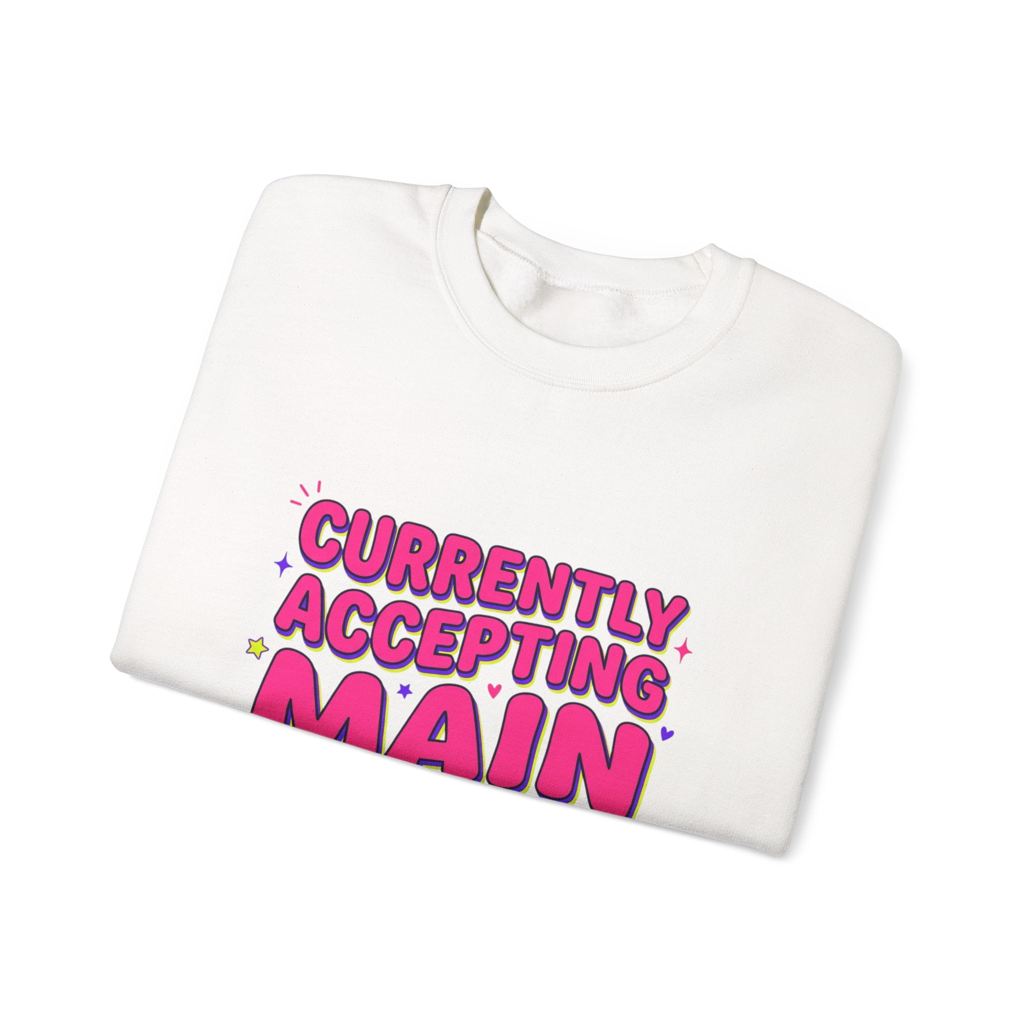 Main Character Energy Crewneck Sweatshirt | Gen Z Sassy Snark, Coquette Aesthetic