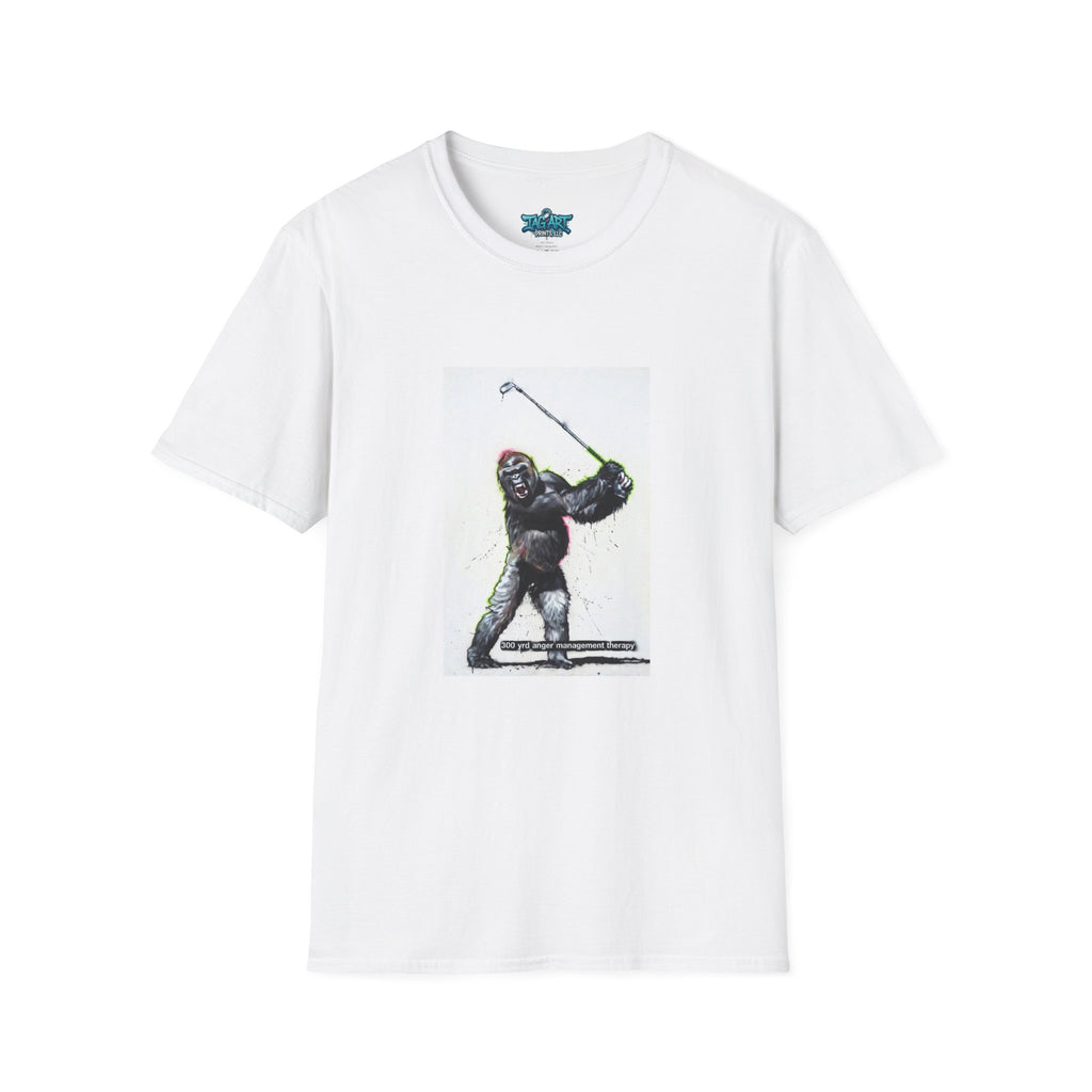 Golfing Sasquatch Graphic Tee — Funny Bigfoot Golfer T-Shirt
