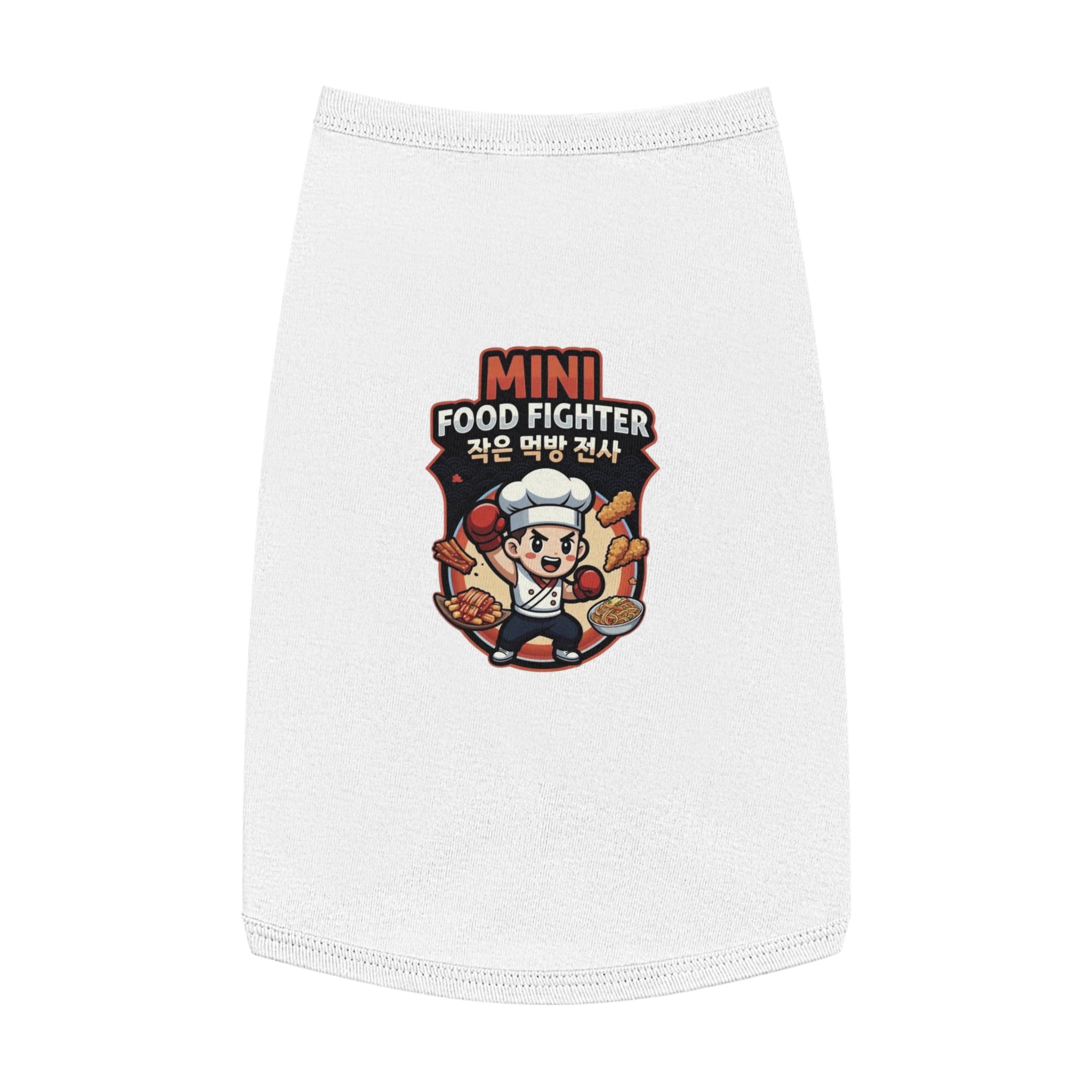 Pet Tank — "Mini Food Fighter" Chef Graphic Dog Tank Top