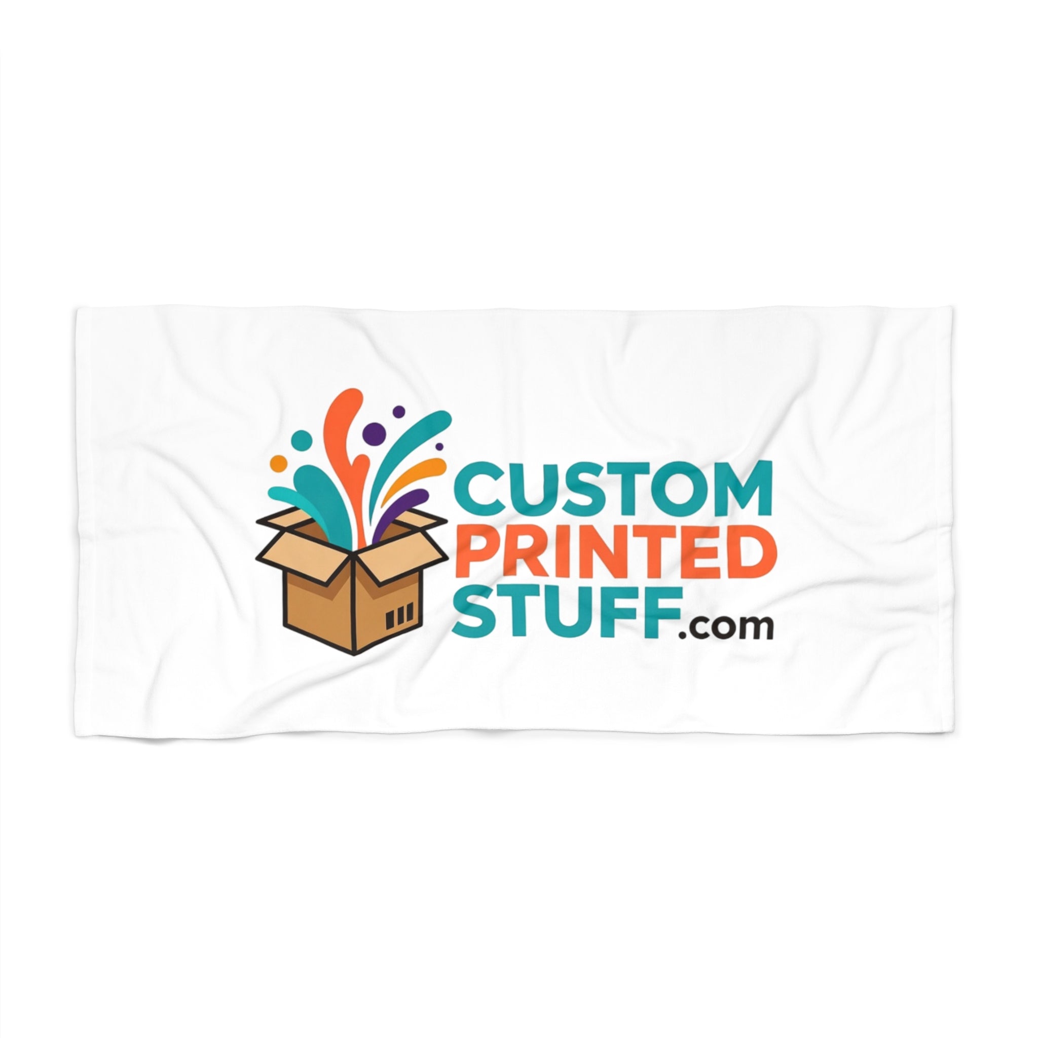 Beach Towel — Custom Printed Stuff Logo Beach Towel