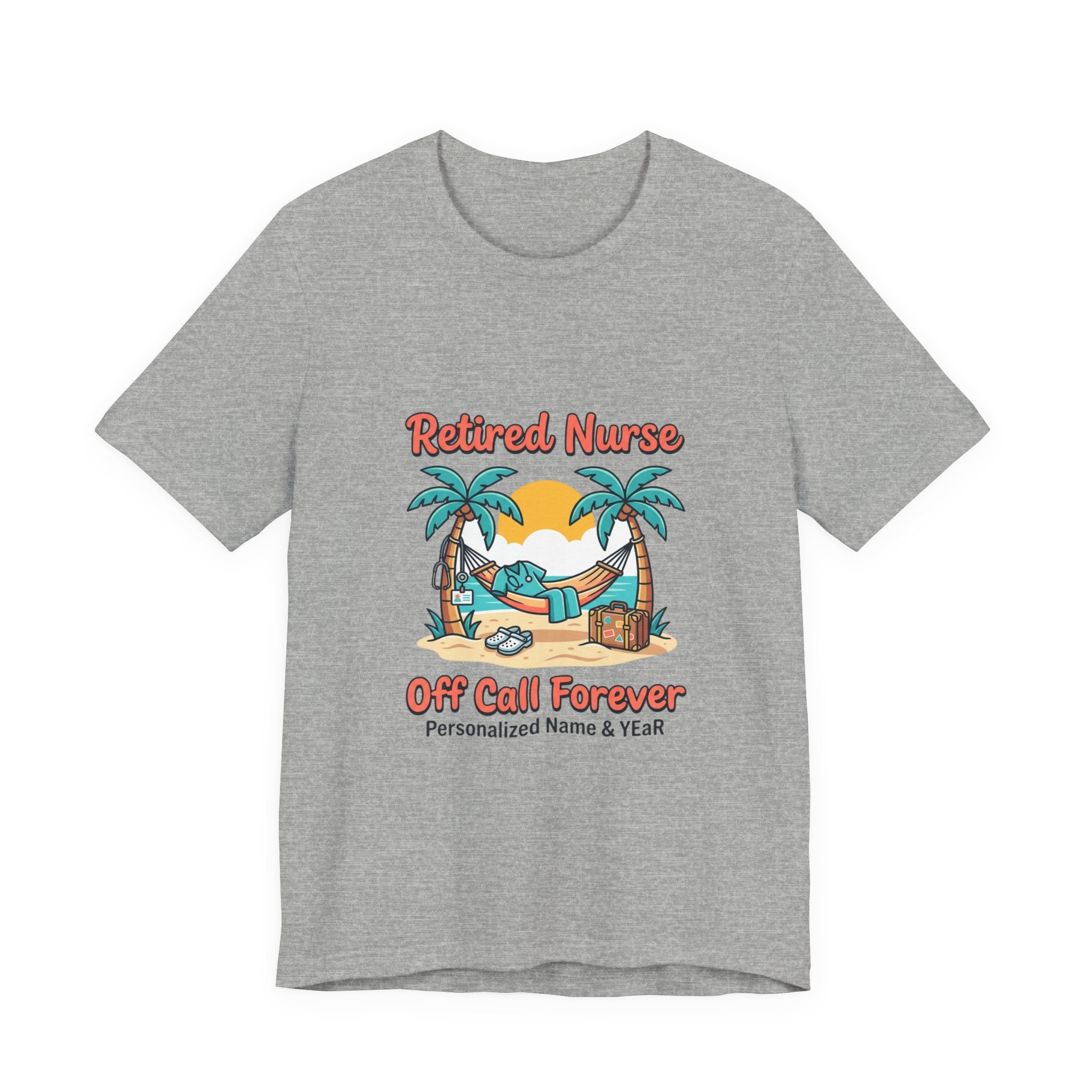 Retired Nurse Hammock Tee | Retirement, Off Call Forever