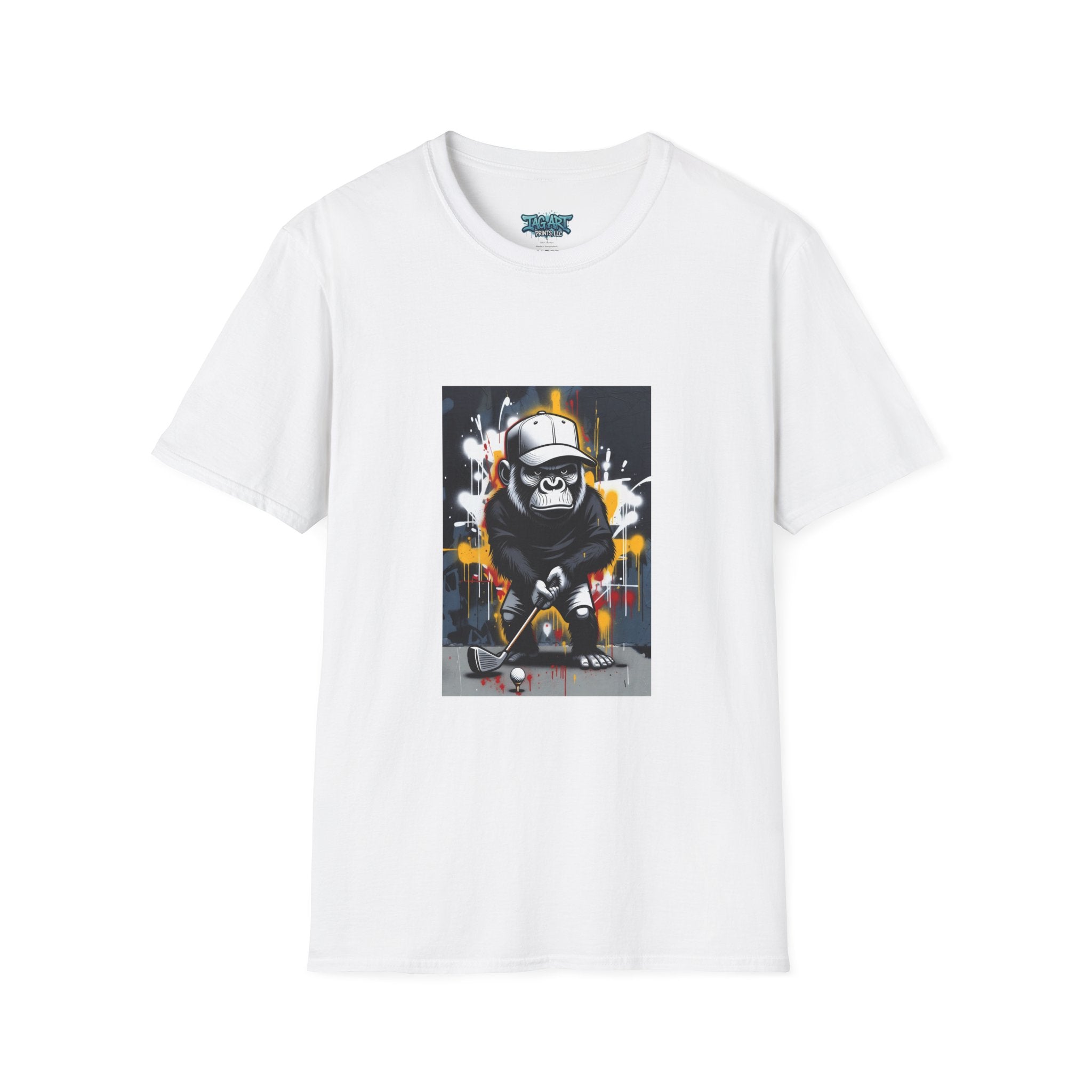 Golf Gorilla Graphic T-Shirt — Urban Street Art Tee