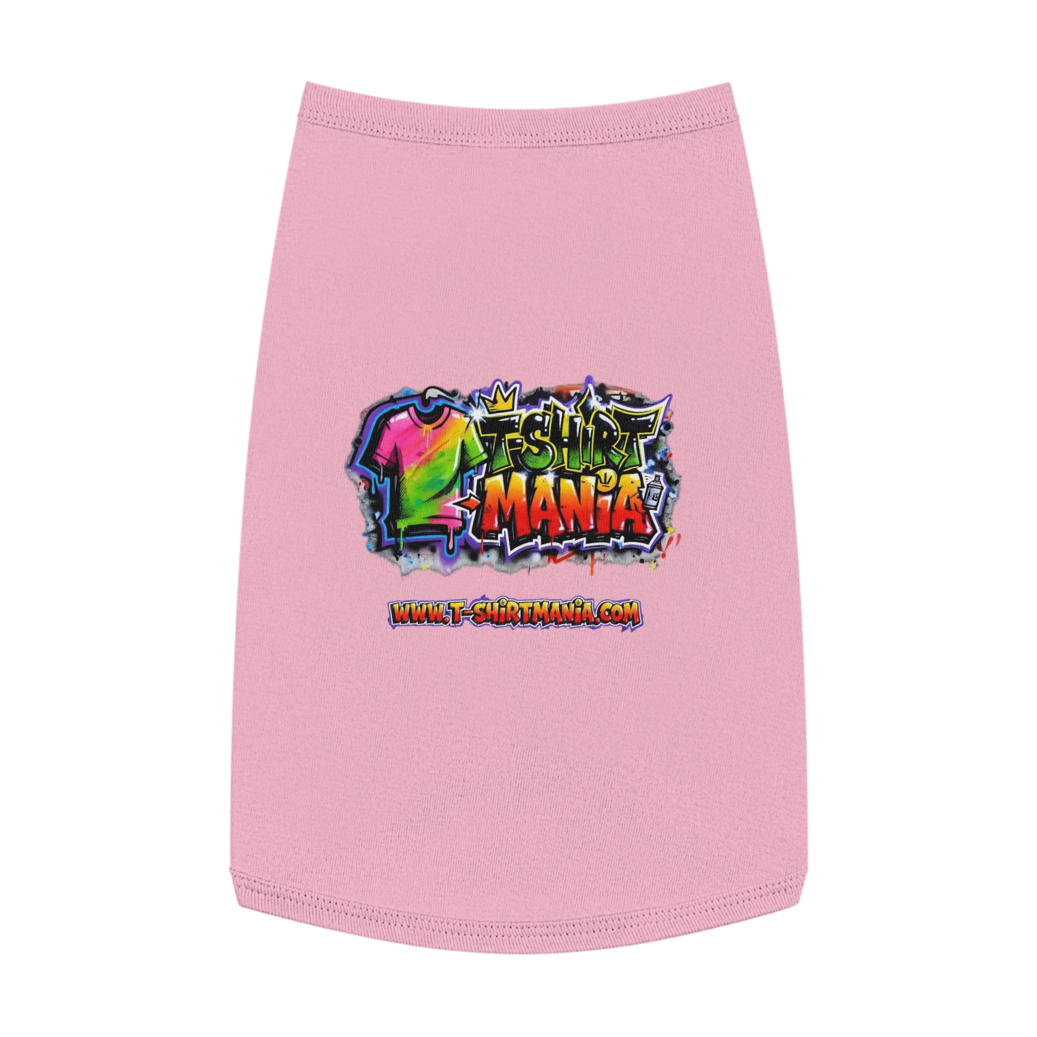 Pet Tank Top - Colorful Graffiti "T-Shirt Mania" Dog & Cat Shirt