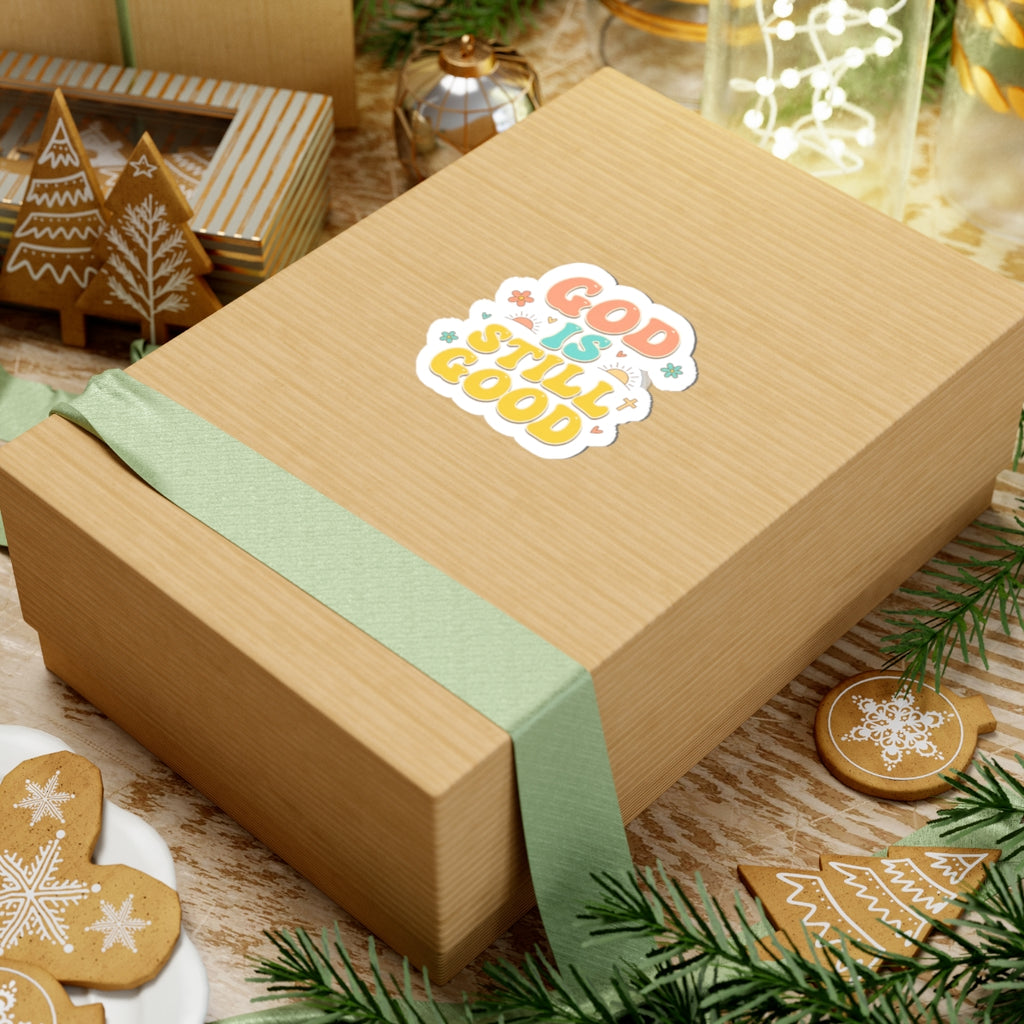 God Is Still Good Kiss-Cut Stickers | Christian encouragement, pastel groovy