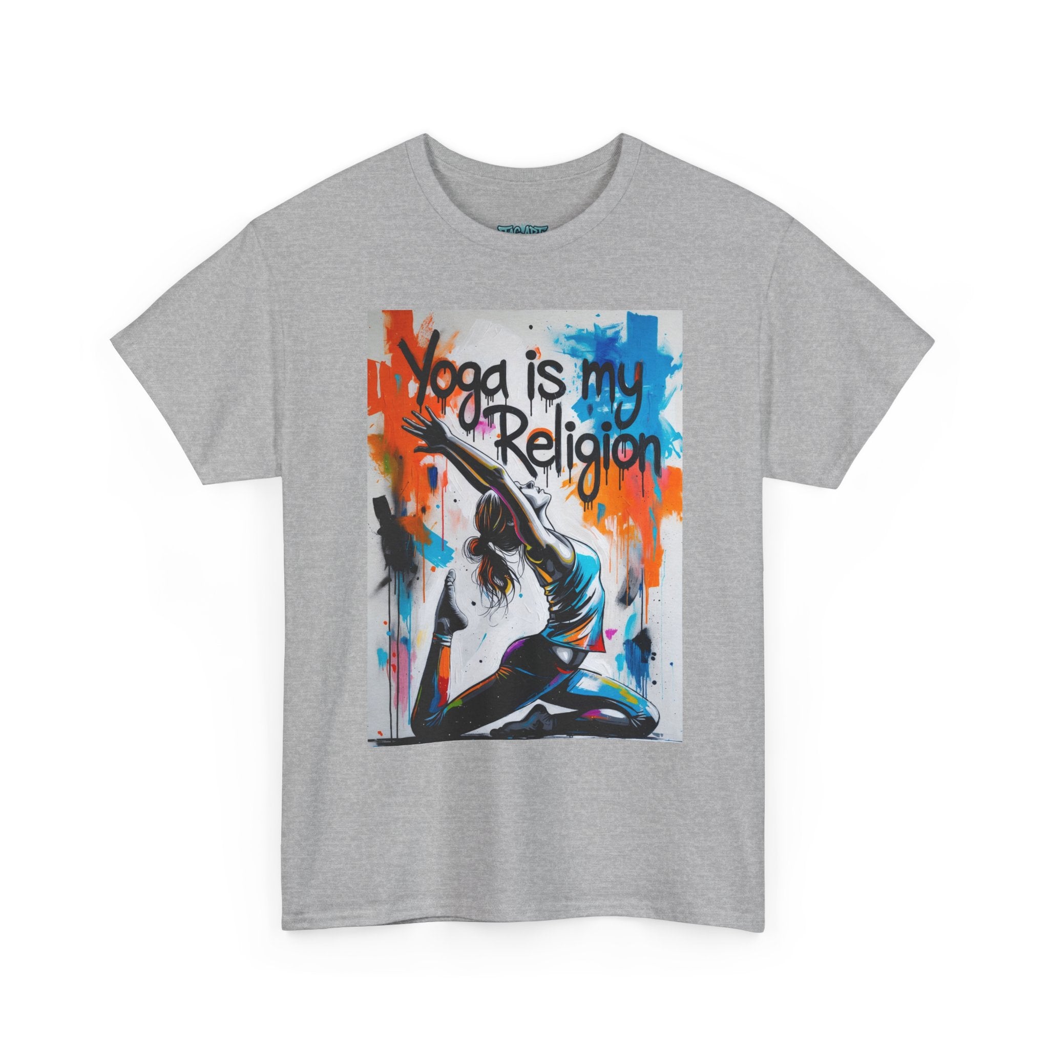 Yoga Is My Religion T-Shirt | Yoga Pose Graphic Tee, Meditation Apparel