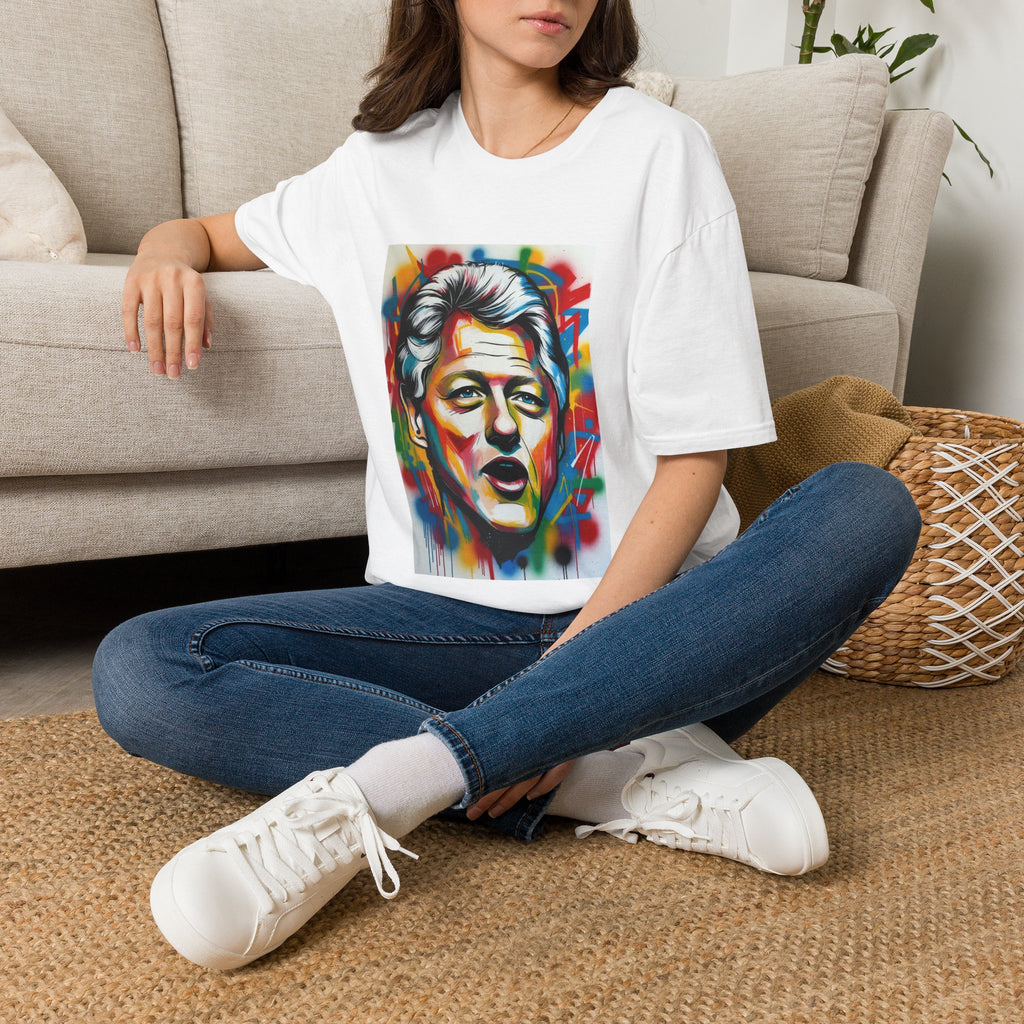 Artsy Clinton Portrait T-Shirt