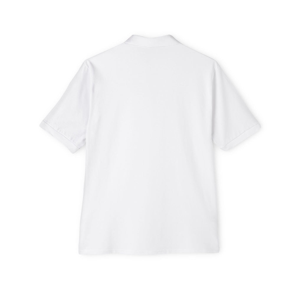 Men's Piqué Polo — Embroidered KIM Monogram Chest Polo