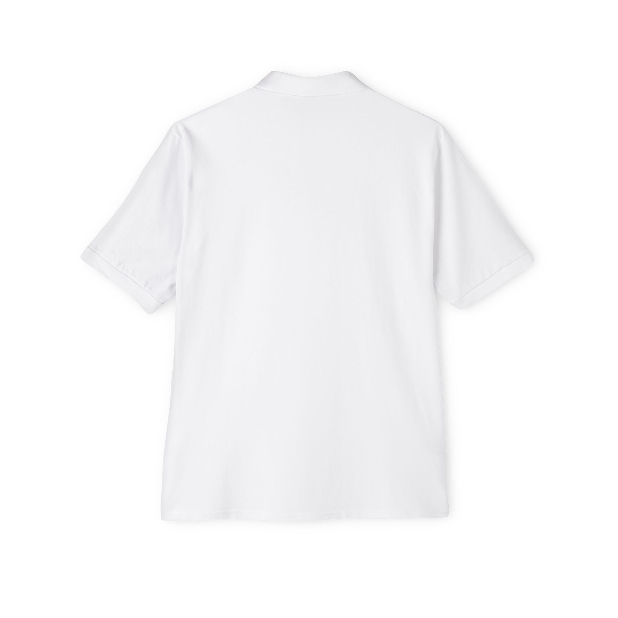 Men's Piqué Polo — Embroidered KIM Monogram Chest Polo