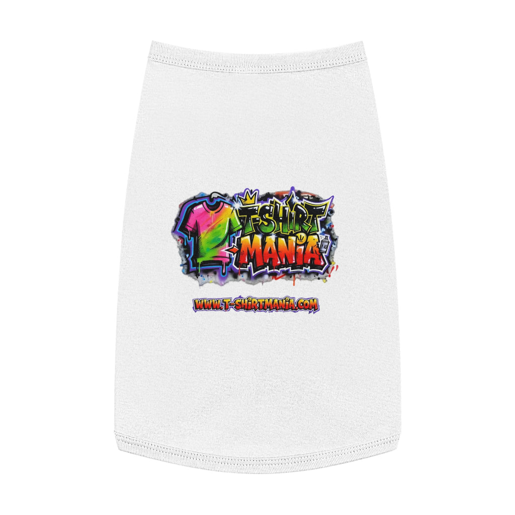 Pet Tank Top - Colorful Graffiti "T-Shirt Mania" Dog & Cat Shirt