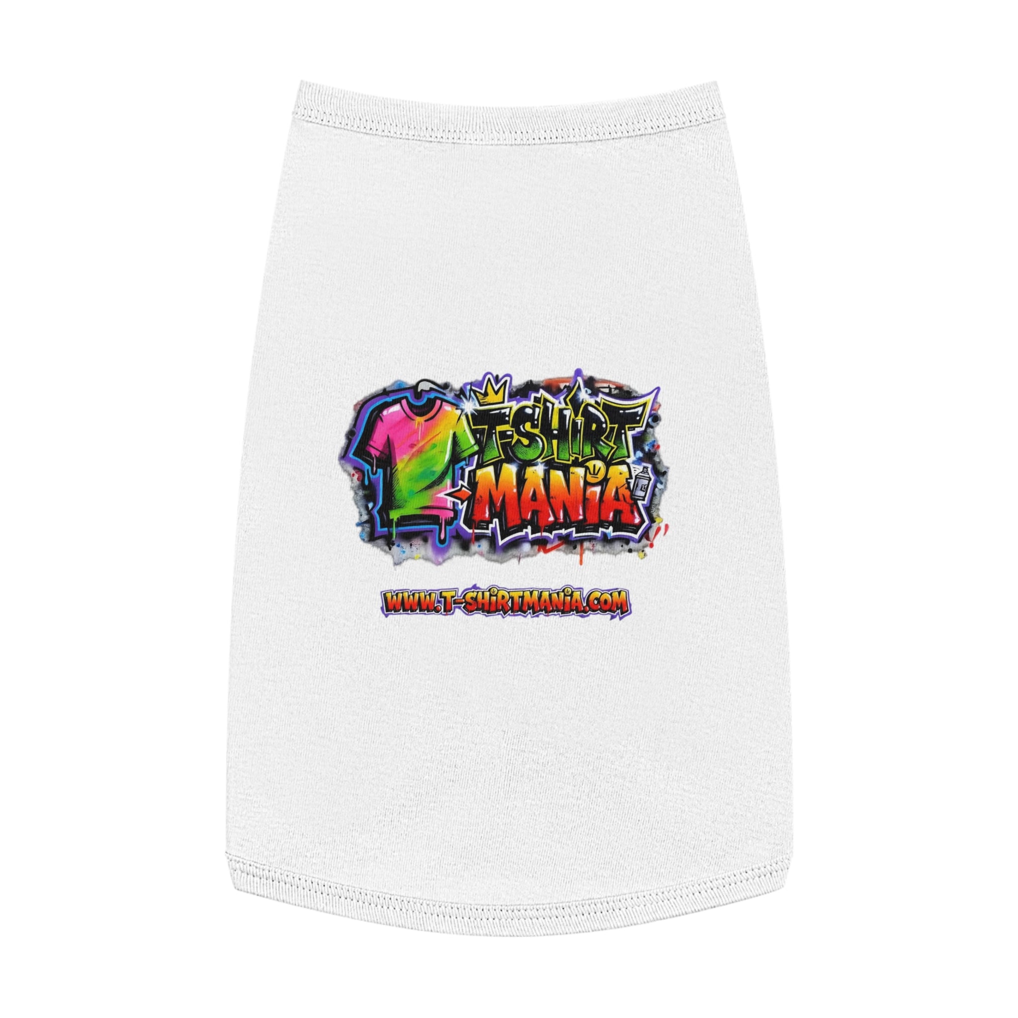 Pet Tank Top - Colorful Graffiti "T-Shirt Mania" Dog & Cat Shirt
