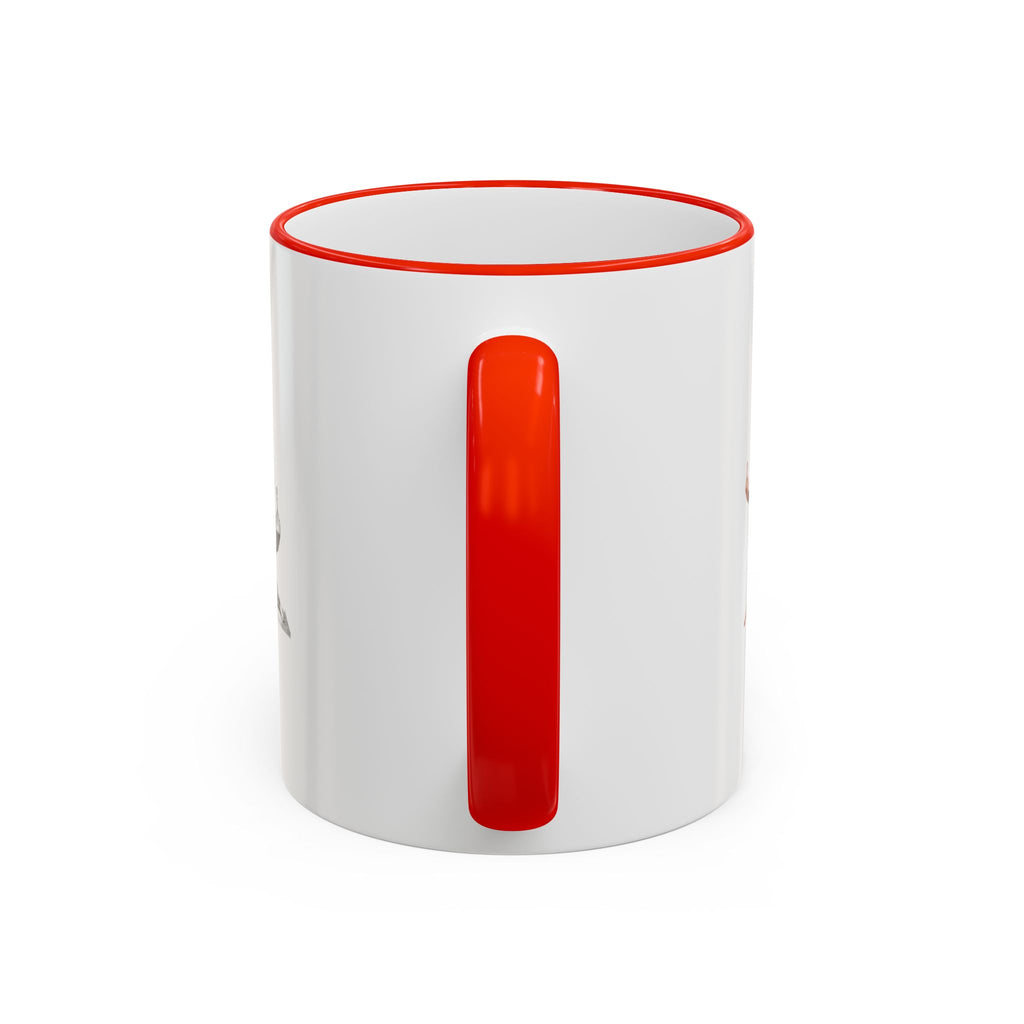 Custom Printed Accent Rim & Handle Mug — Personalized Logo Coffee Cup (11oz, 15oz)