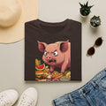 I'm Hangry! Pig Cartoon T-Shirt - Funny Foodie Animal Tee