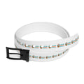 Vintage Surfboard Pattern Belt — Coastal Beach Vibes Accessory