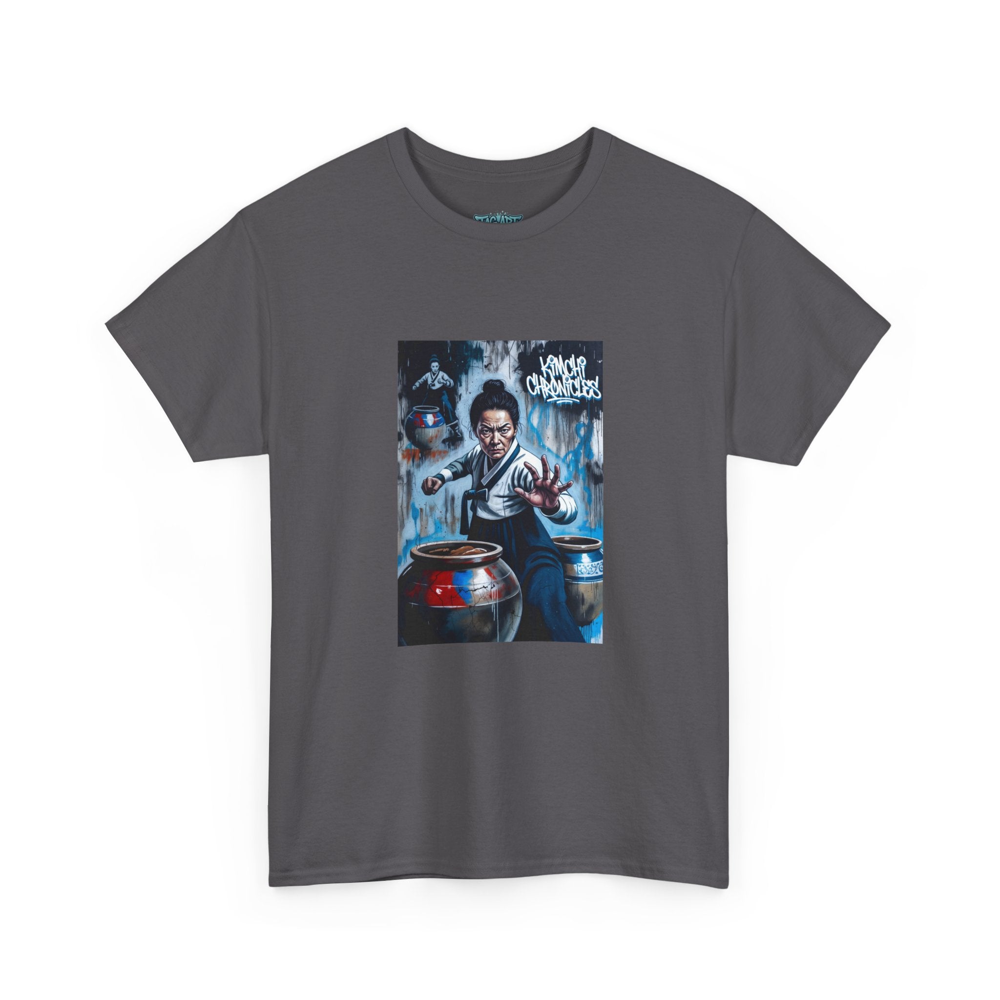 Kimchi Chronicle T-Shirt | Martial Arts Music Illustration