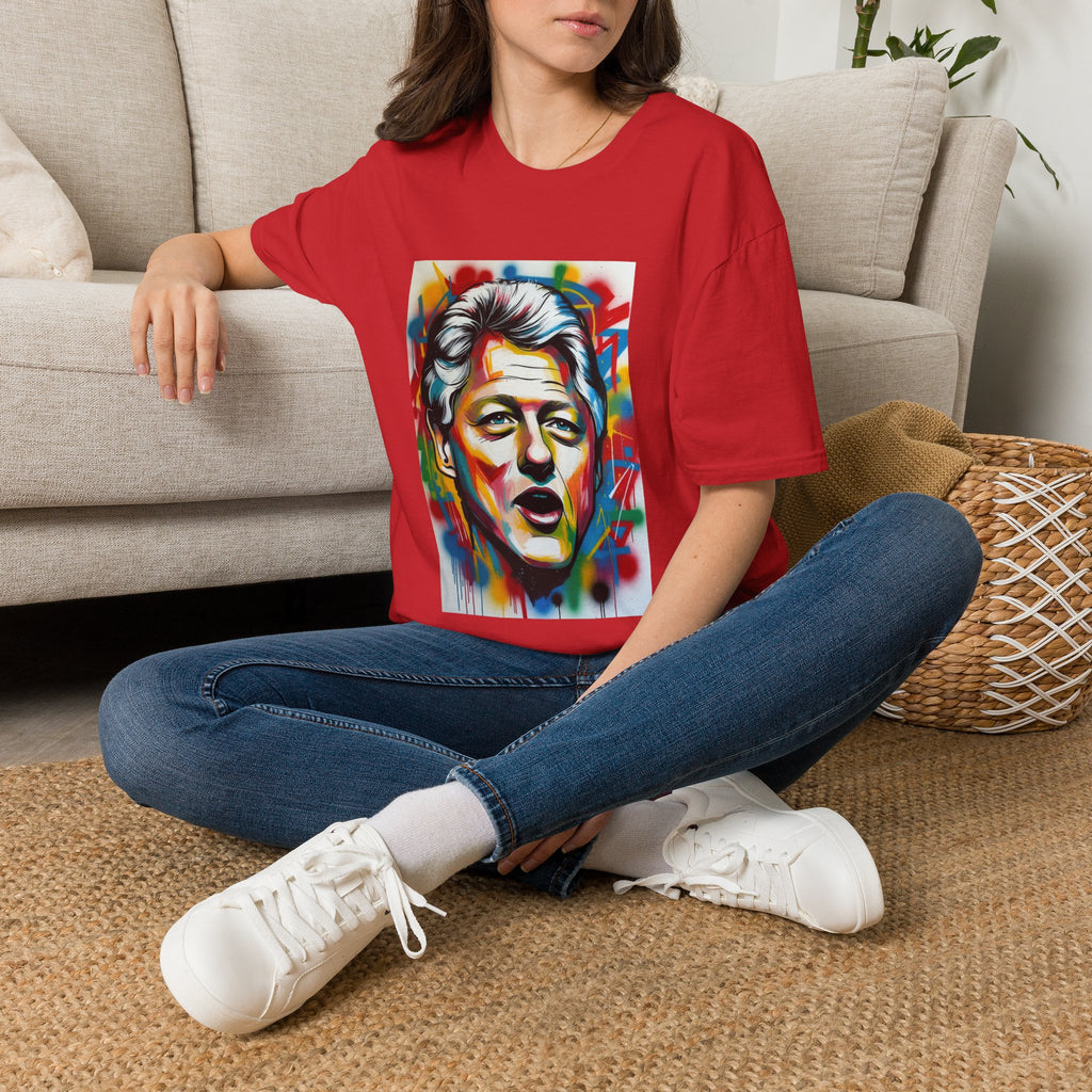 Artsy Clinton Portrait T-Shirt