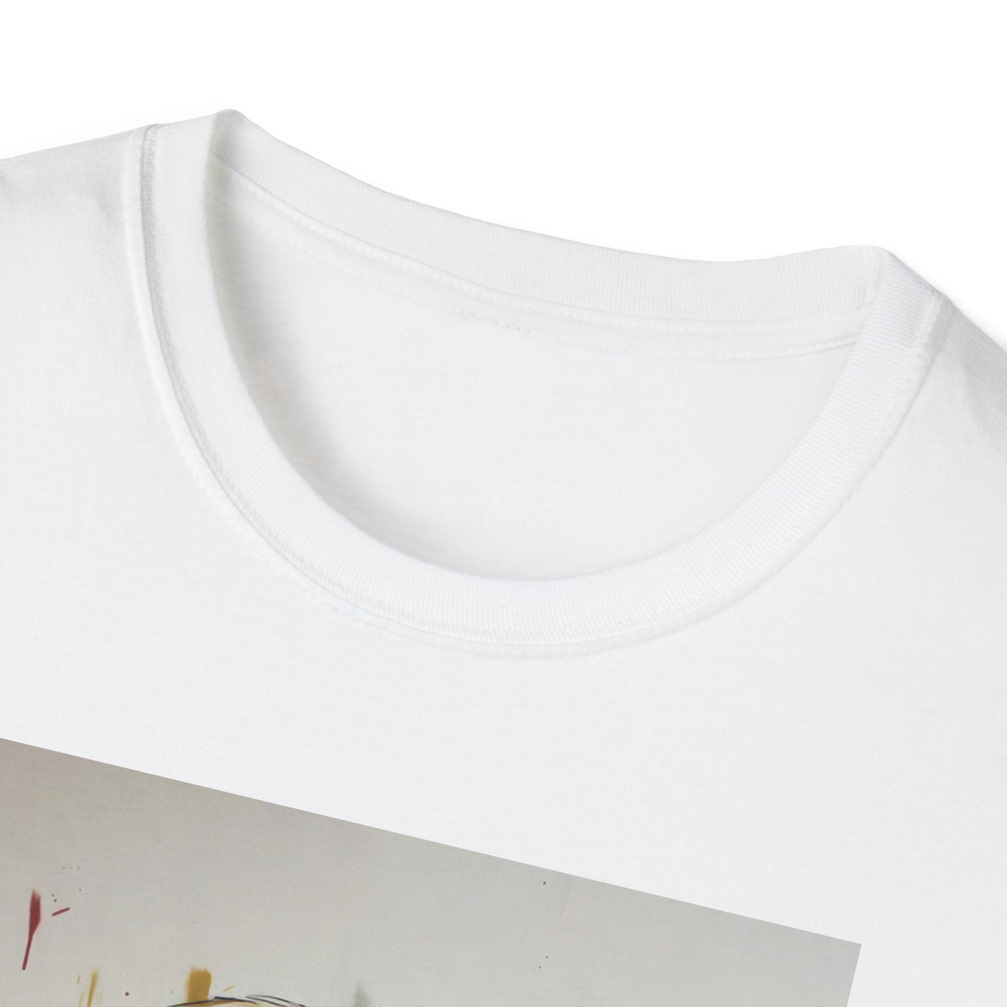 Portrait Artsy JD T-Shirt — Stylized Gentleman's Painted Face Graphic Tee
