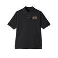Men's Polo — Colorful Graffiti 'MANIA' Logo Performance Shirt