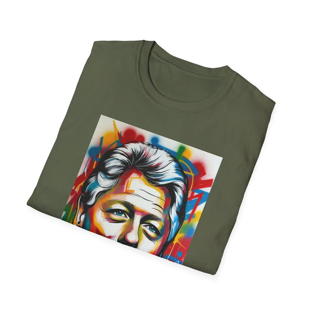 Artsy Clinton Portrait T-Shirt