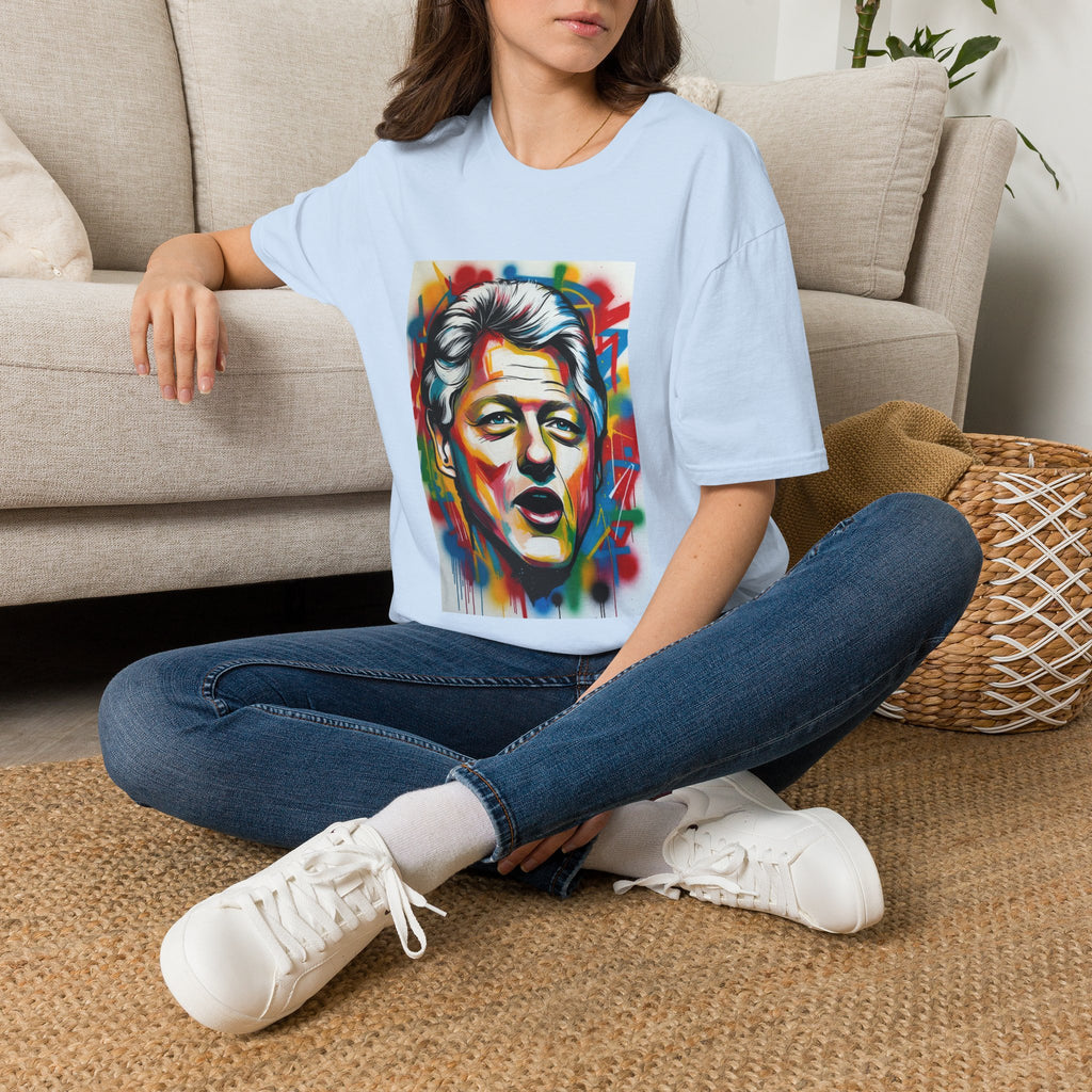 Artsy Clinton Portrait T-Shirt