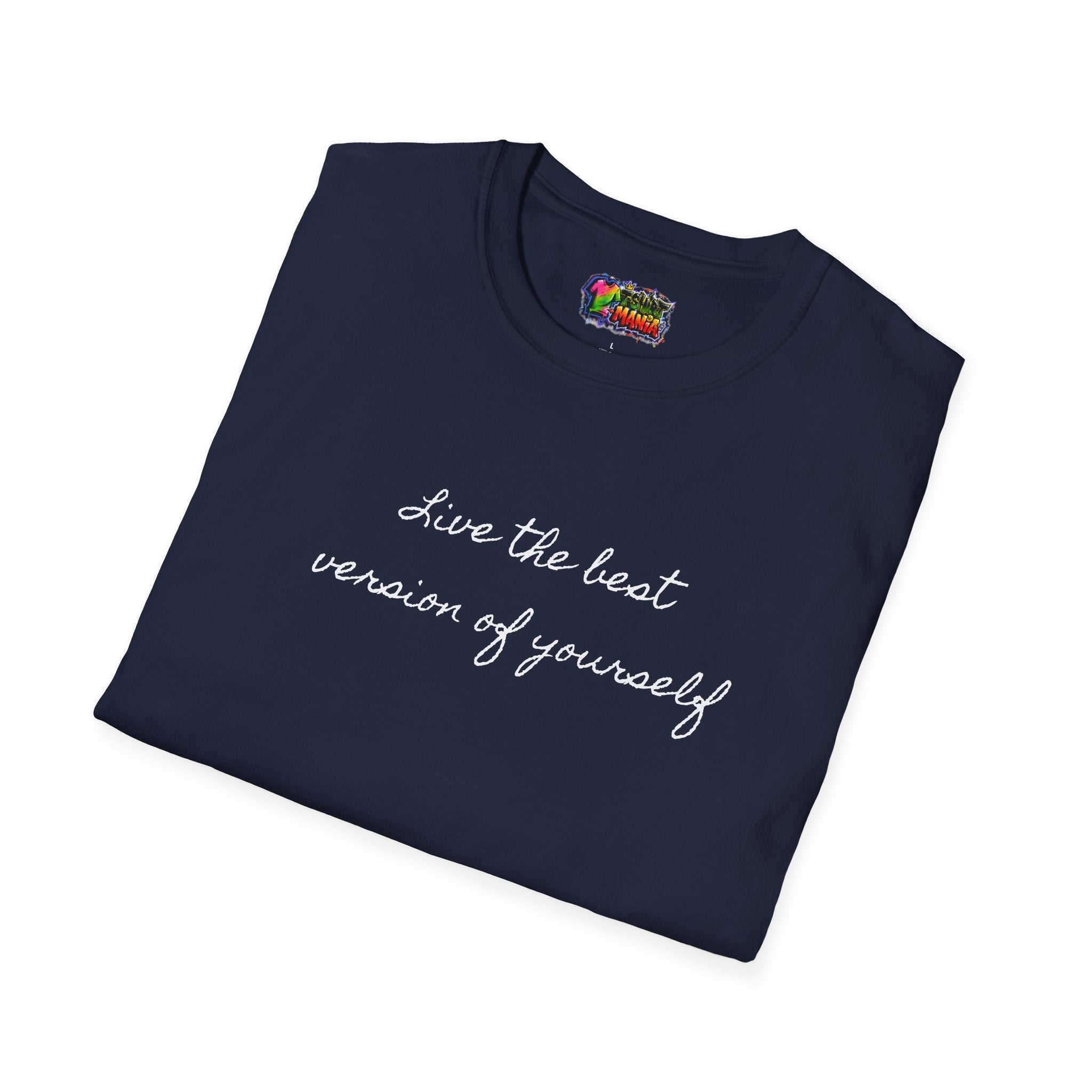 T-Shirt — 'Live the best version of yourself' Minimalist Self-Love Tee