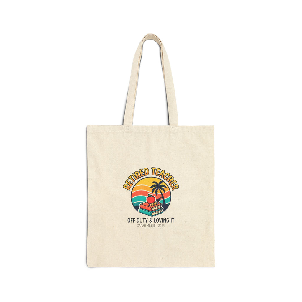 Retired Teacher Beach Life Tote | Retirement, Travel