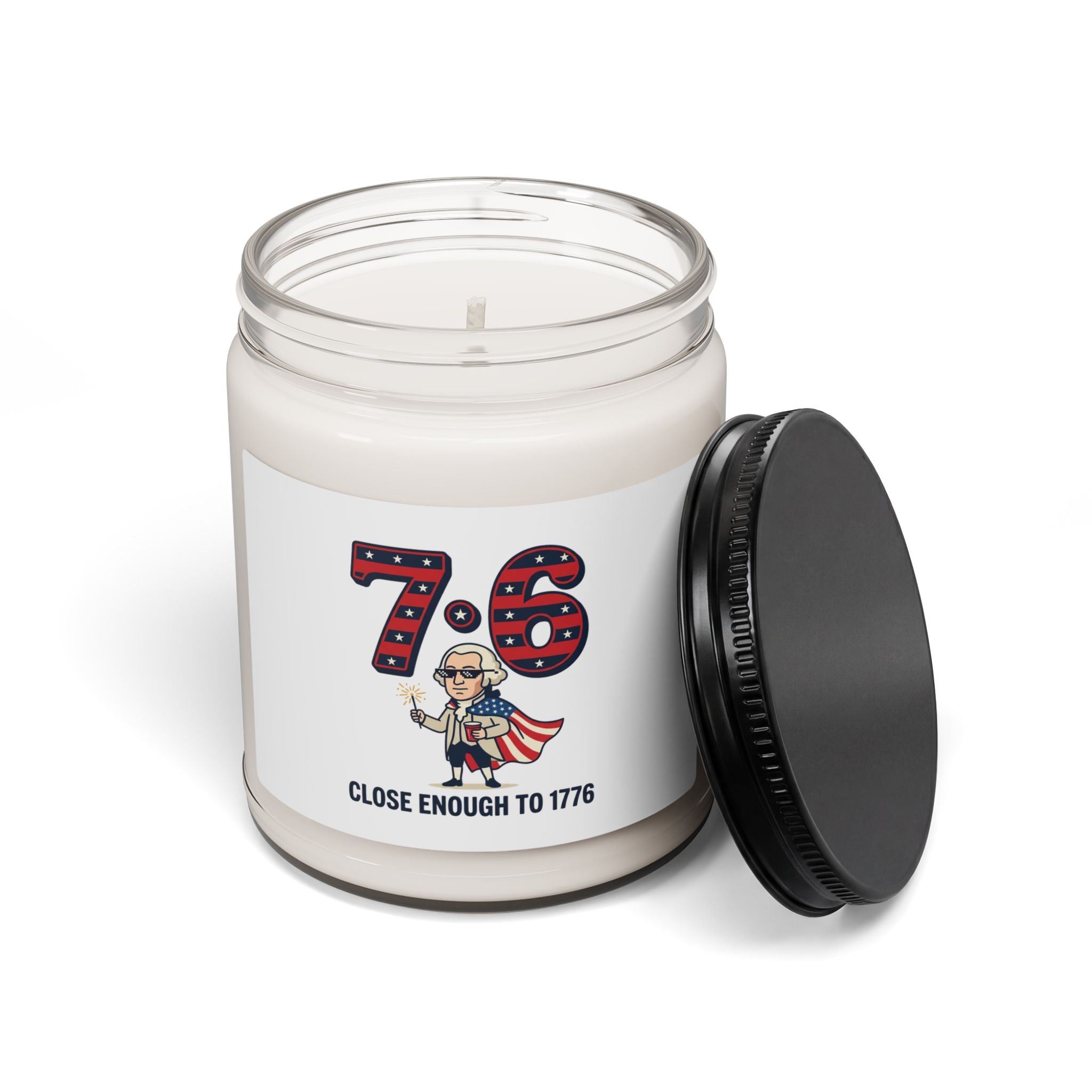 7·6 Close Enough to 1776 Soy Candle, patriotic vintage meme | 9oz