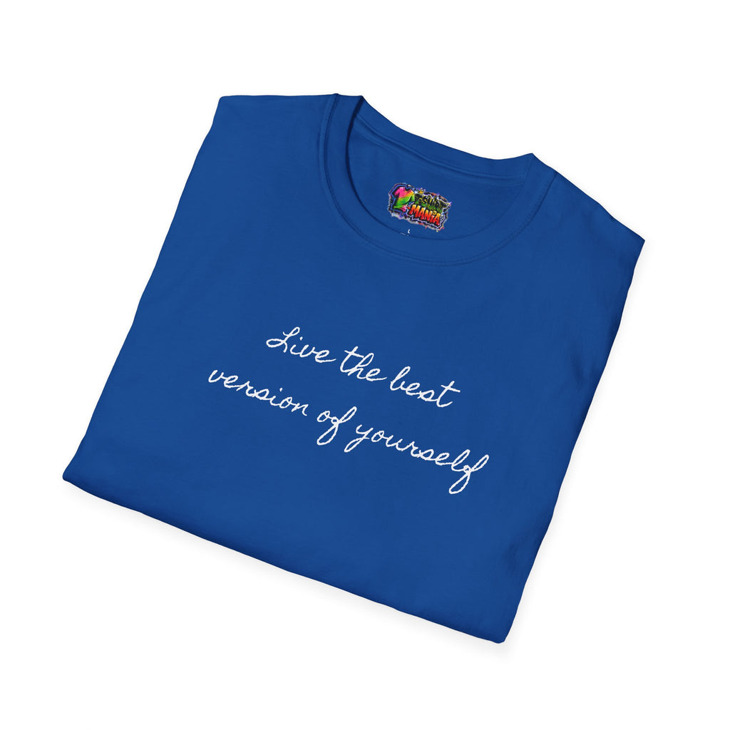 T-Shirt — 'Live the best version of yourself' Minimalist Self-Love Tee