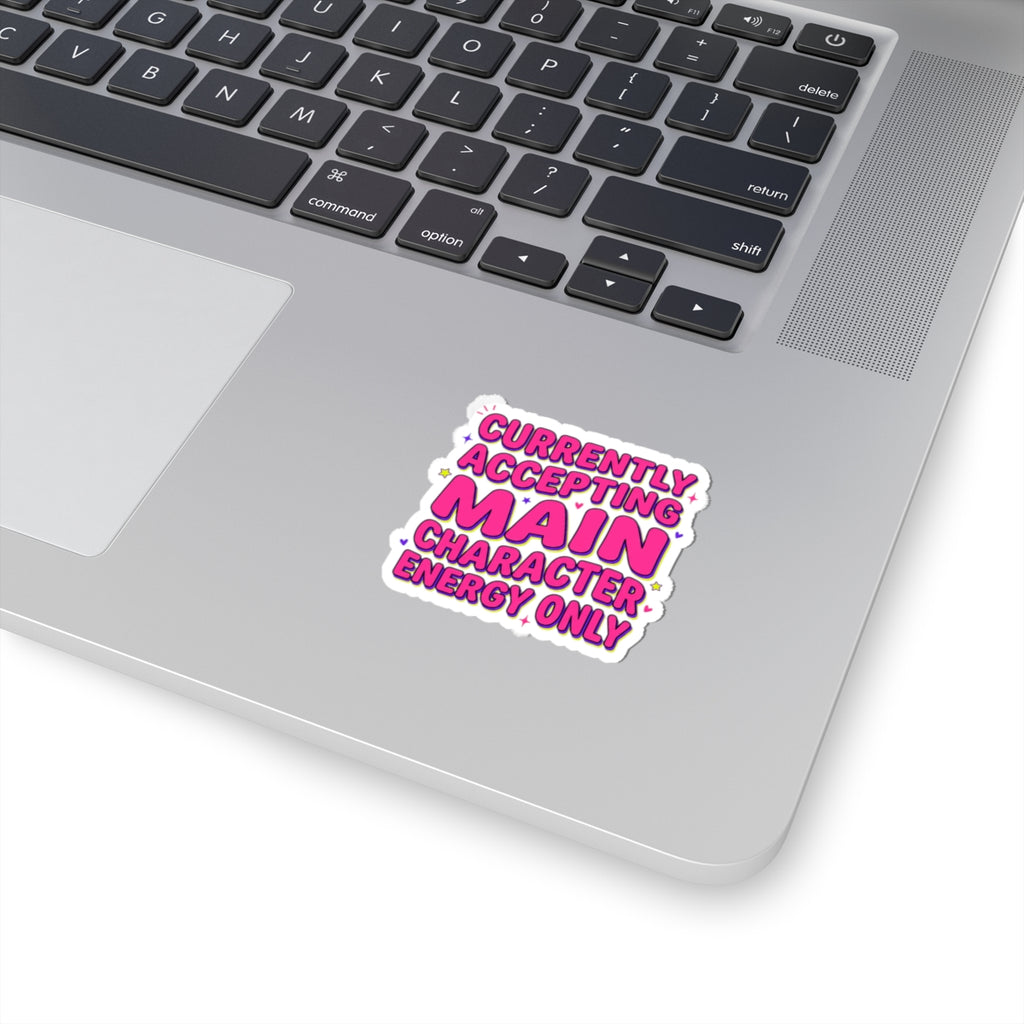 Main Character Energy Sticker | Gen Z Sassy, Coquette Typography