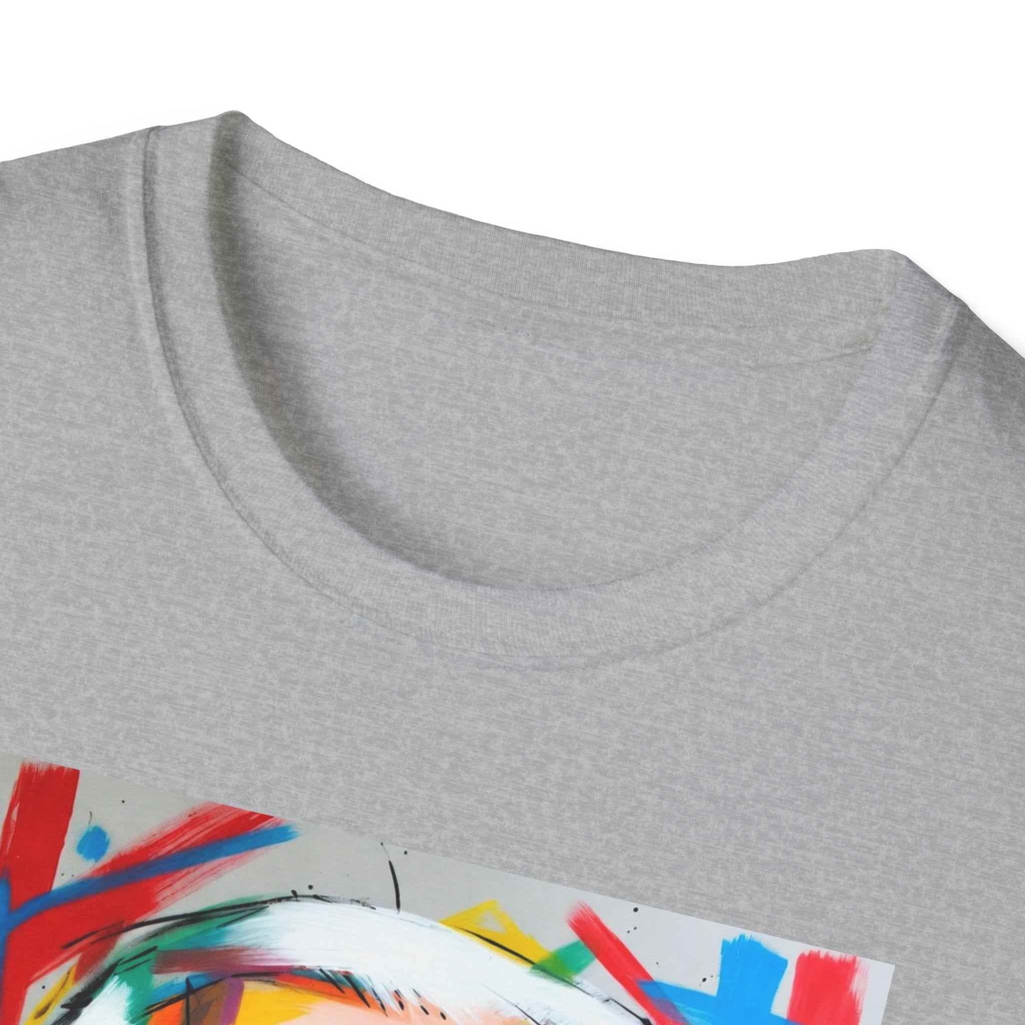 Artsy Biden Portrait T‑Shirt — Colorful Pop Art President Tee