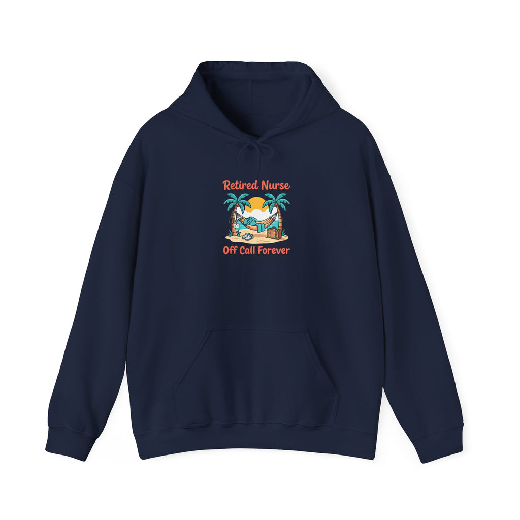Retired Nurse Beach Hammock Hoodie | Retirement, Off Call Forever
