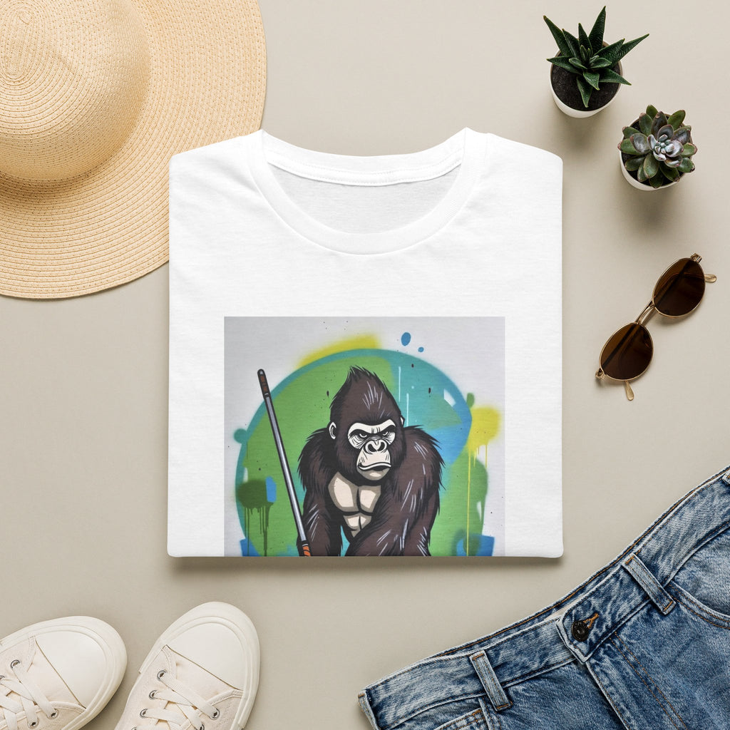 Gorilla Golfer Graphic T-Shirt — Funny Golf Ape Design