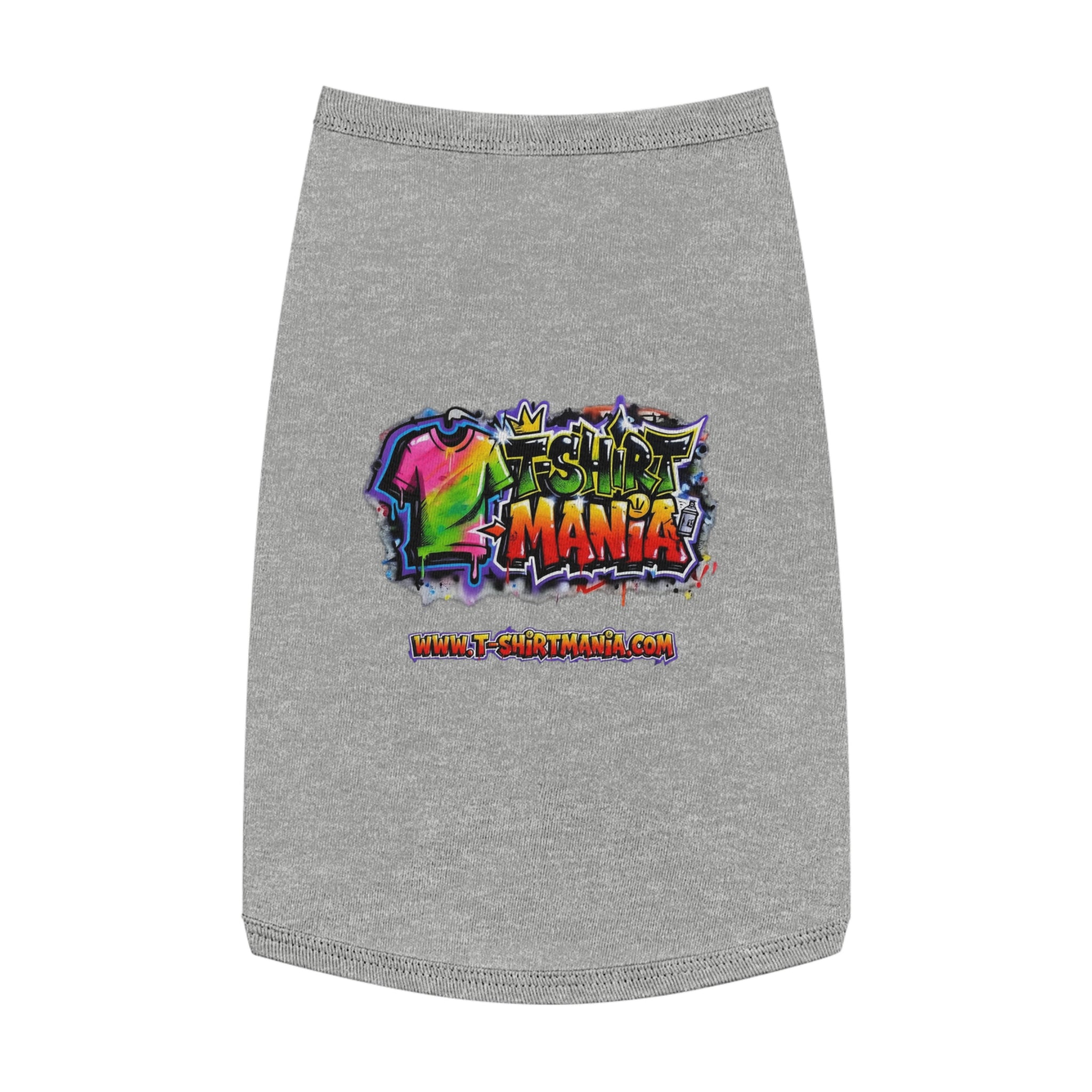 Pet Tank Top - Colorful Graffiti "T-Shirt Mania" Dog & Cat Shirt