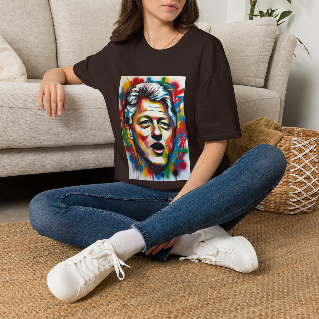 Artsy Clinton Portrait T-Shirt