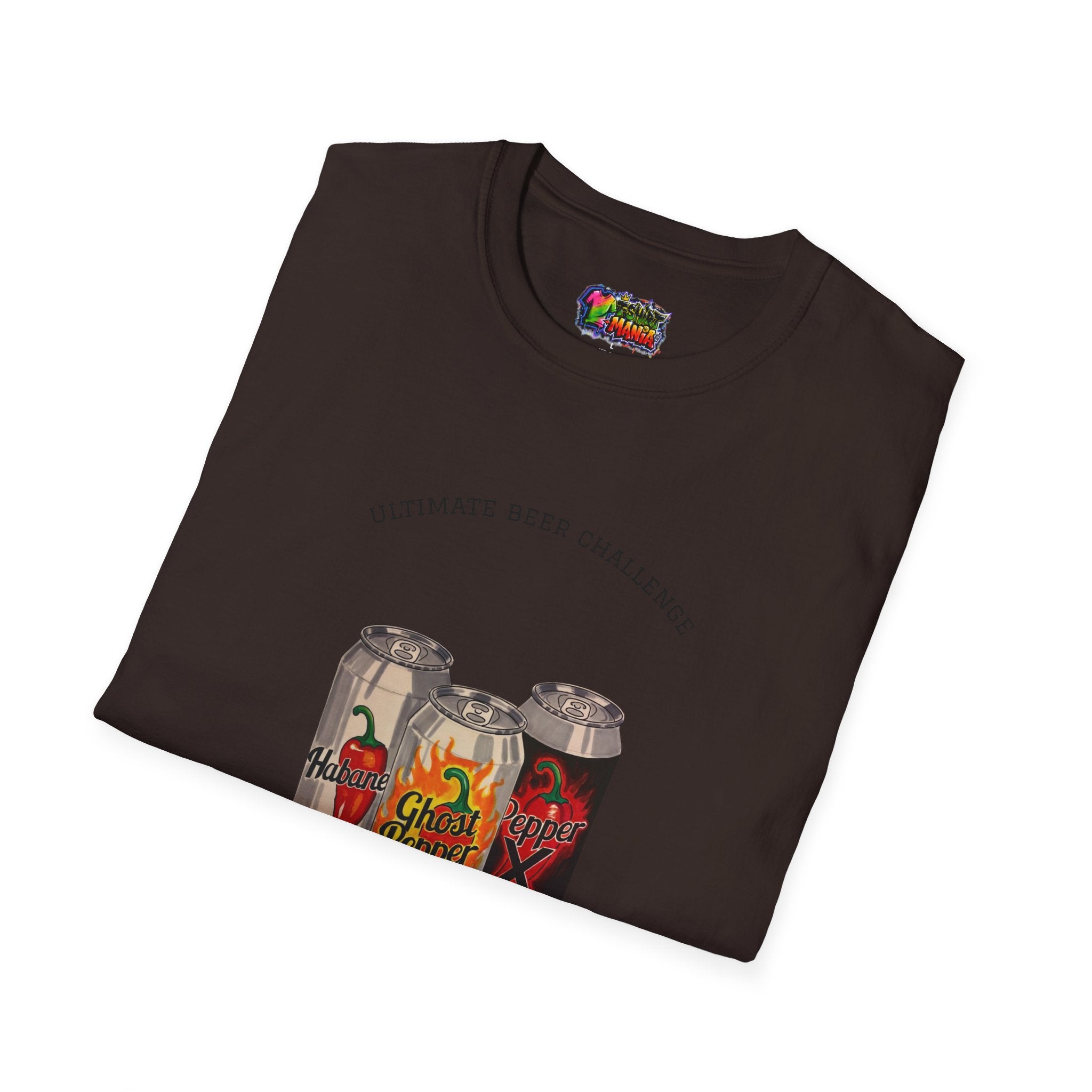 Beer Can Graphic T-Shirt — Retro Craft Ale Design