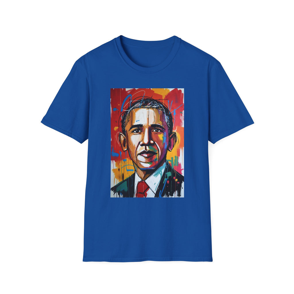 Colorful Portrait Tee — Vibrant Abstract Political Leader Art