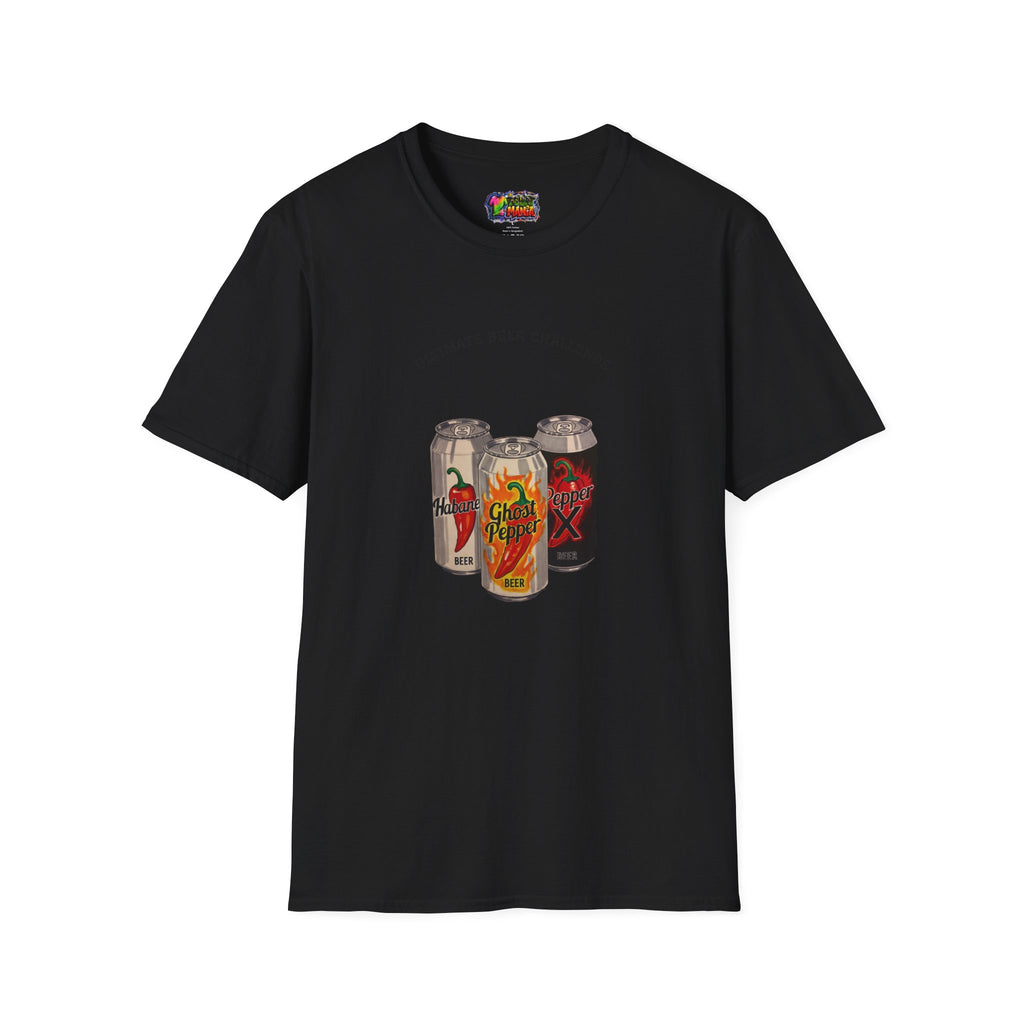 Beer Can Graphic T-Shirt — Retro Craft Ale Design