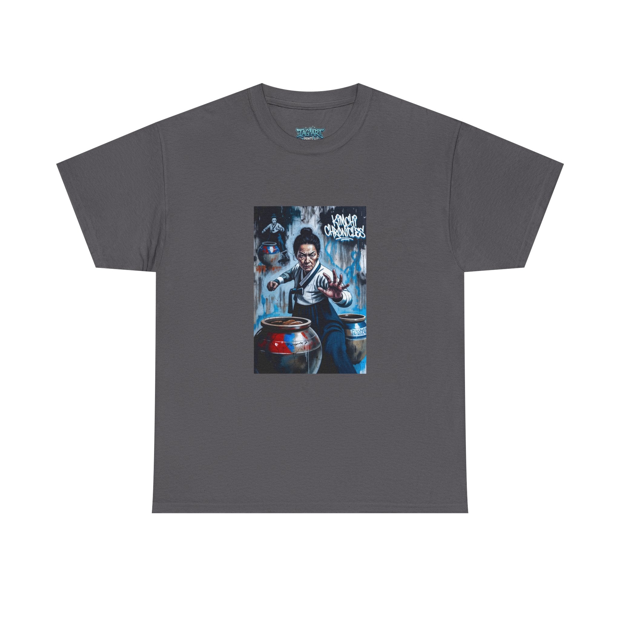 Kimchi Chronicle T-Shirt | Martial Arts Music Illustration