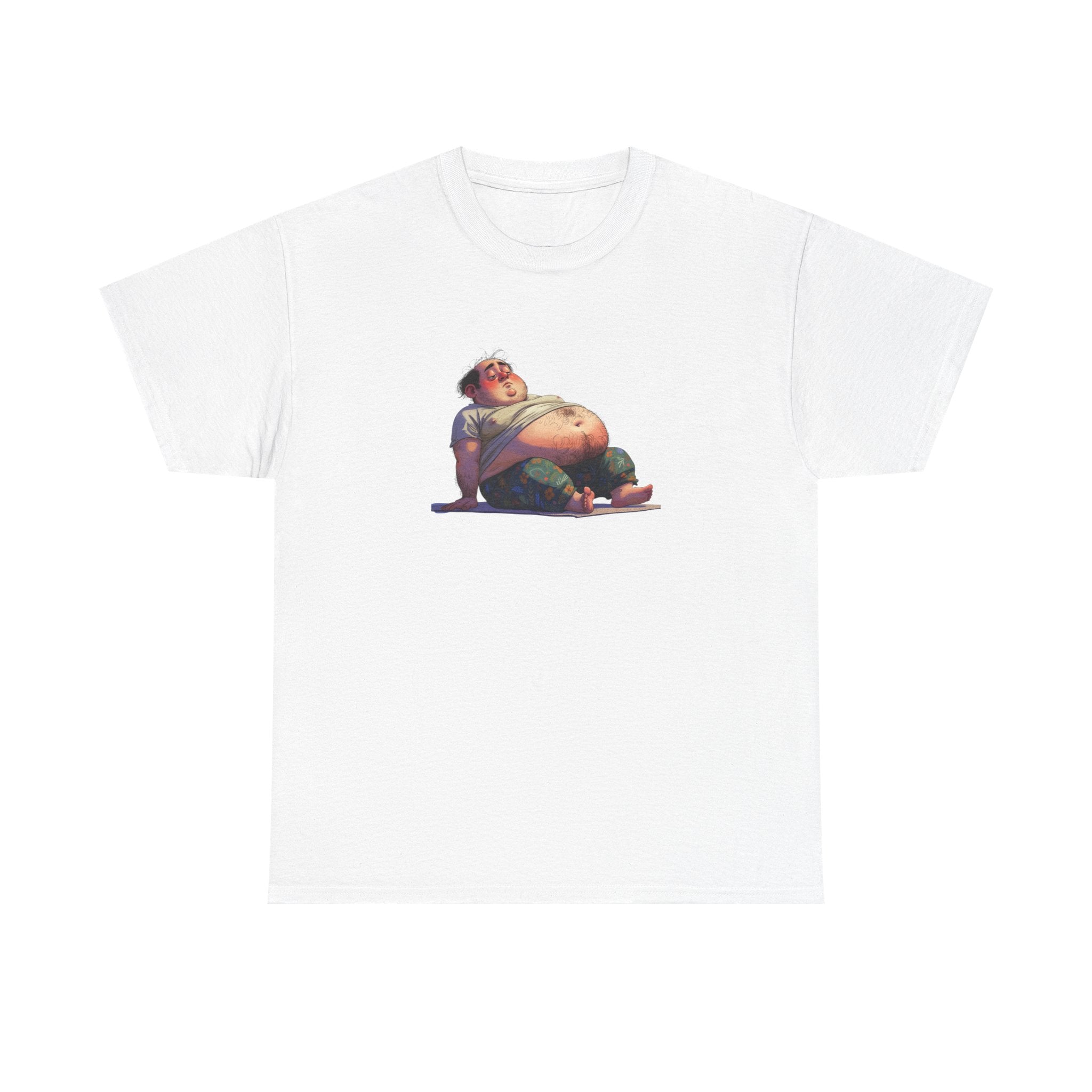 T-Shirt — Yoga Cartoon Belly Graphic Tee