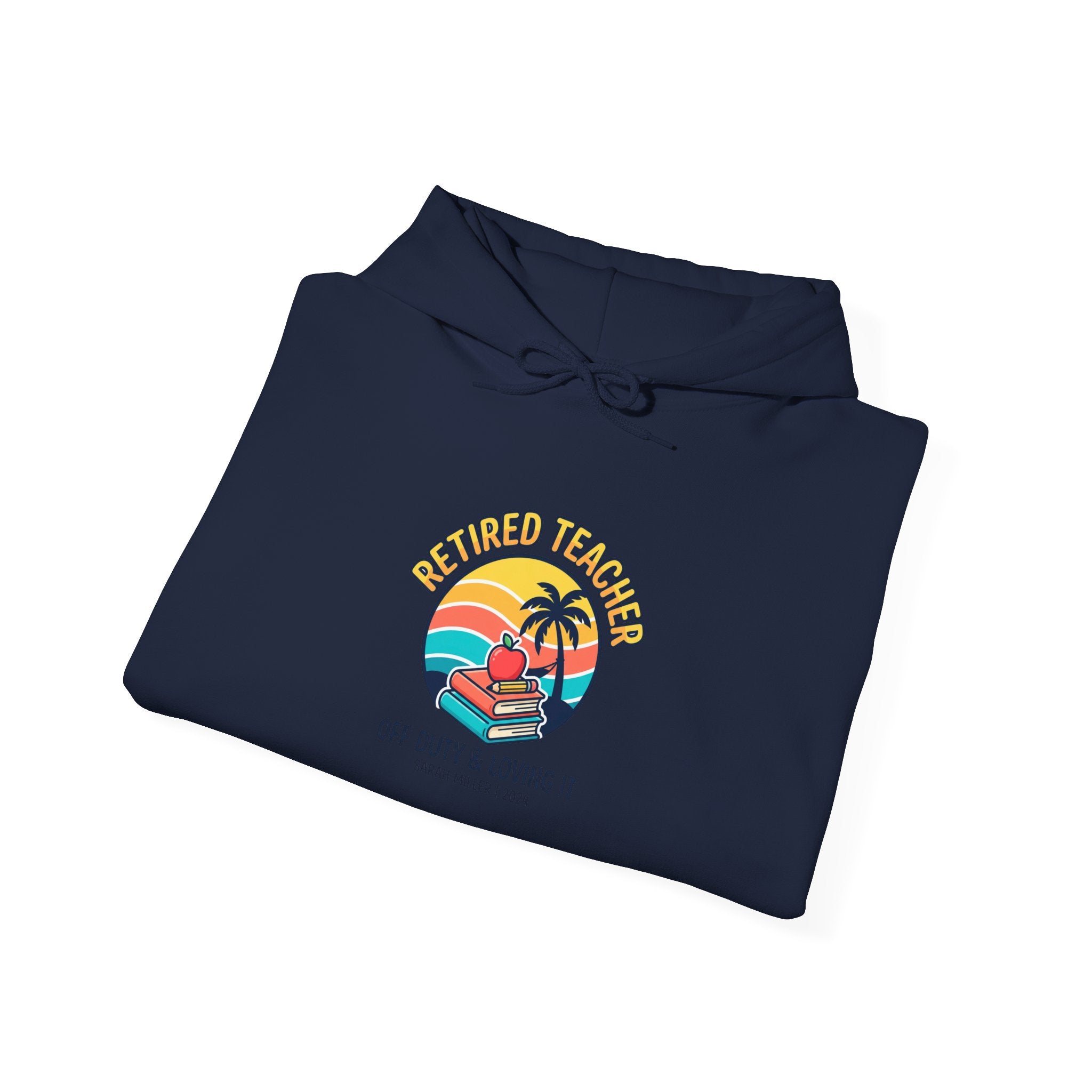 Retired Teacher Hoodie | Retirement, Beach Life, Personalized Year