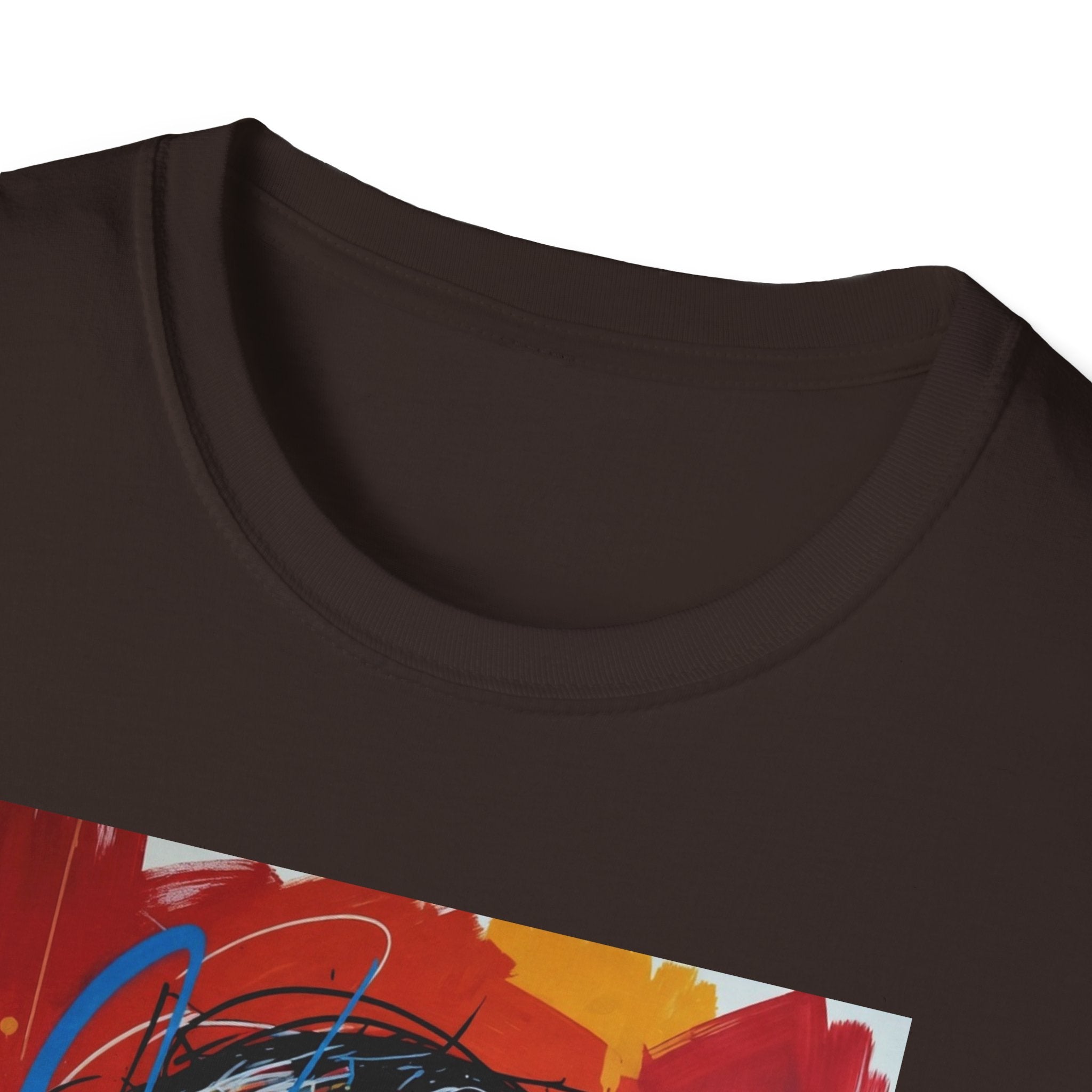 Colorful Portrait Tee — Vibrant Abstract Political Leader Art